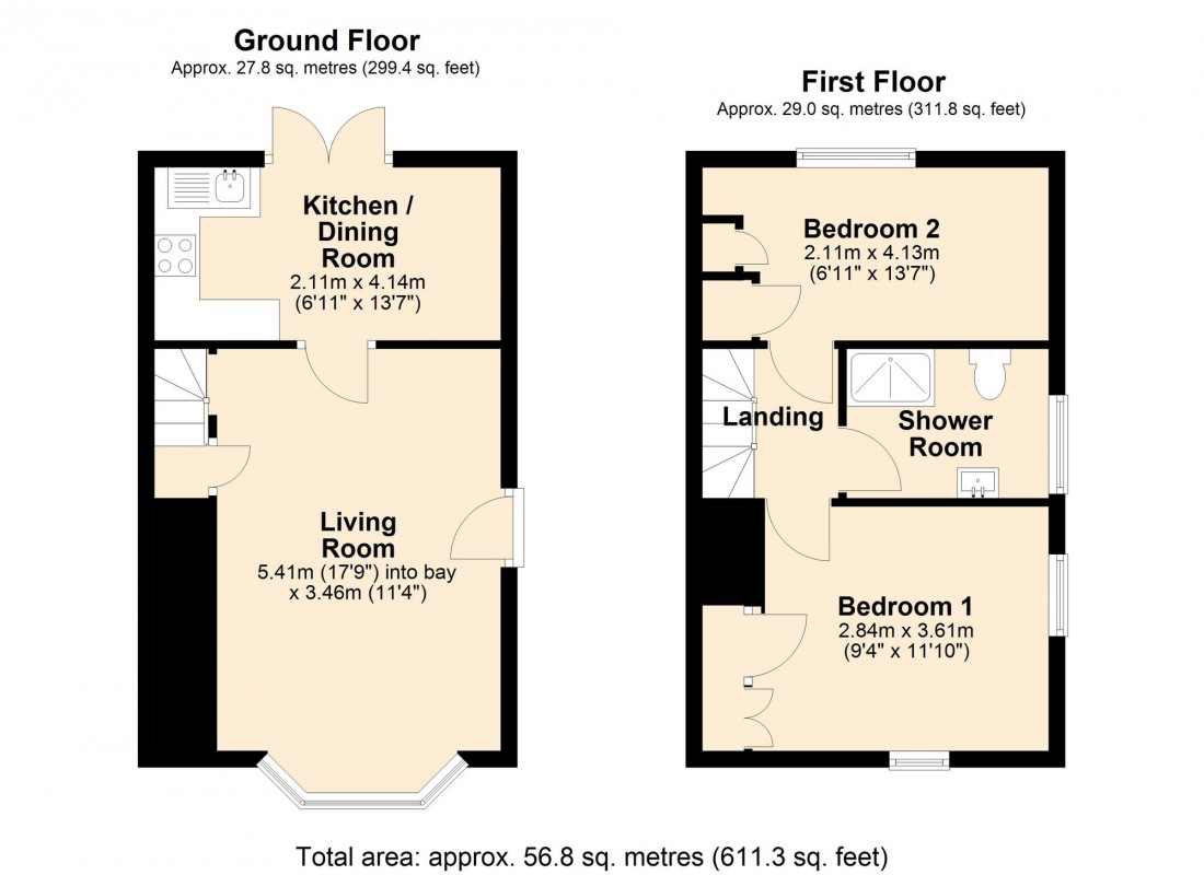 Floorplan for Cambridge Road, Girton, CB3