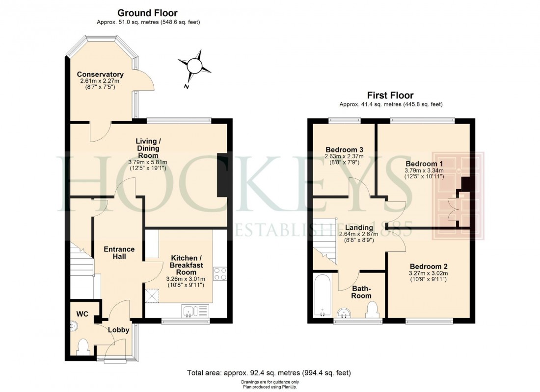 Floorplan for Grayling Close, Cambridge, CB4