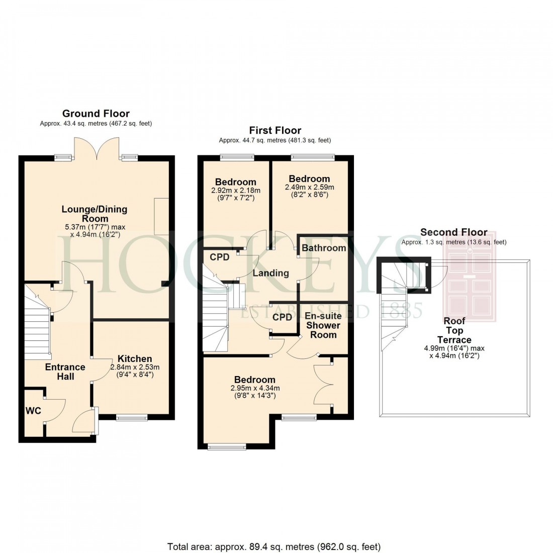Floorplan for Burlton Road, Cambridge, CB3