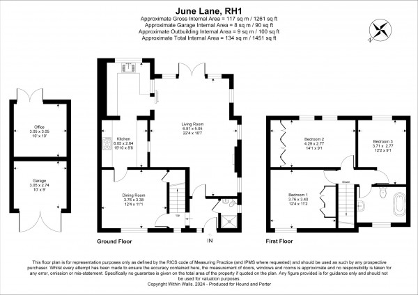 Floorplan for June Lane, Redhill, Surrey