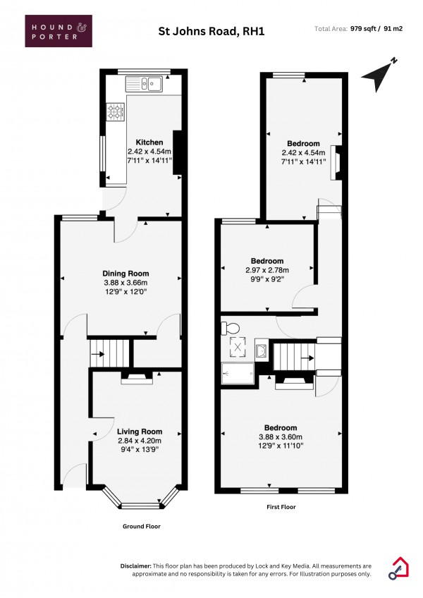 Floorplan for St Johns Road, Redhill, Surrey