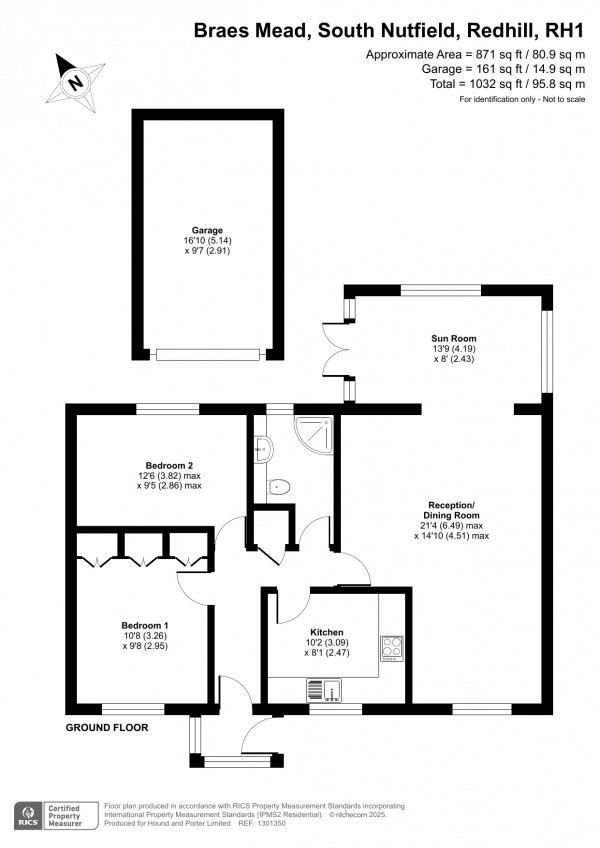 Floorplan for South Nutfield, Redhill, Surrey