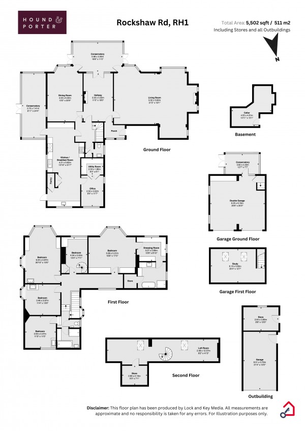 Floorplan for Merstham, Redhill, Surrey