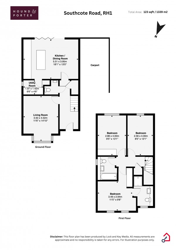 Floorplan for Merstham, Redhill, Surrey