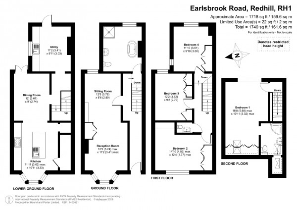 Floorplan for Earlsbrook Road, Redhill, Surrey