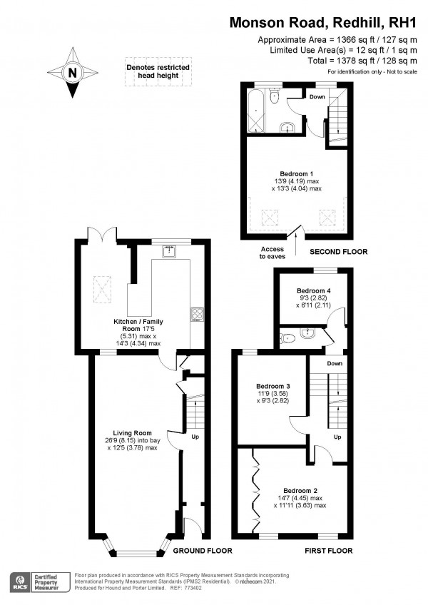 Floorplan for Monson Road, Redhill, Surrey