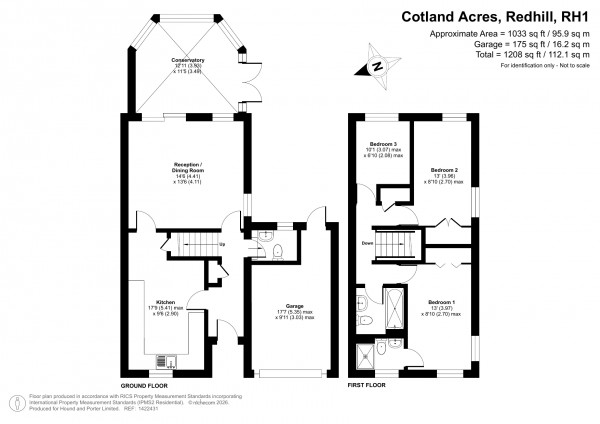 Floorplan for Cotland Acres, Redhill