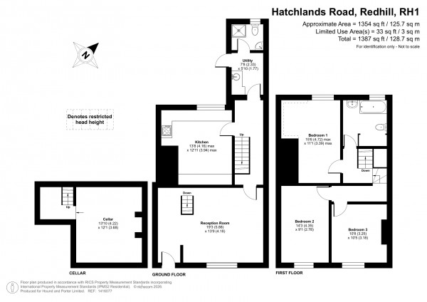 Floorplan for Hatchlands Road, Redhill, Surrey