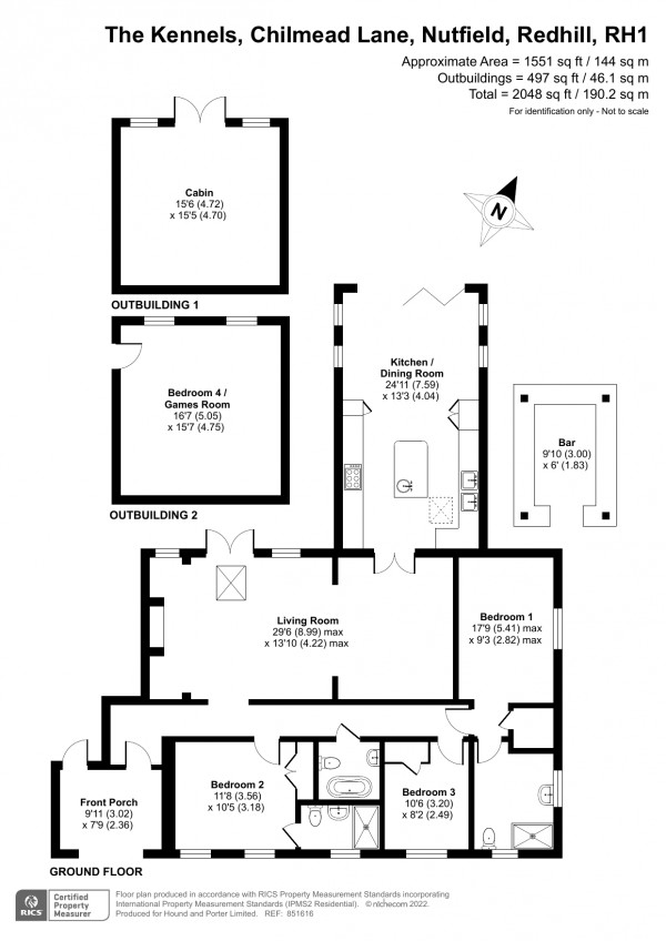 Floorplan for Nutfield, Redhill, Surrey