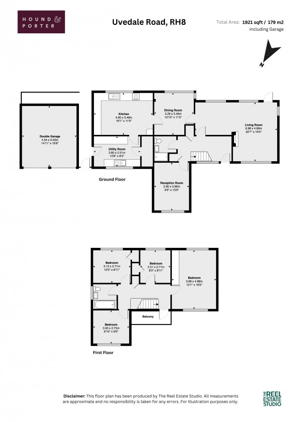 Floorplan for Uvedale Road, Oxted, Surrey