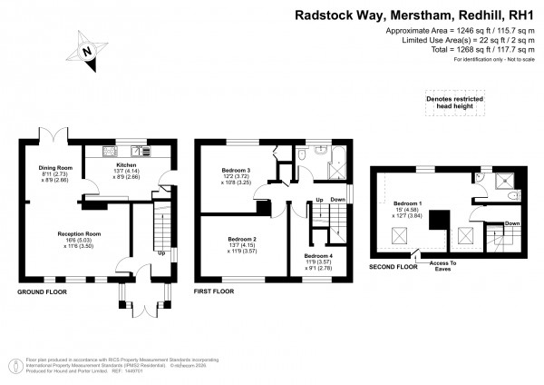 Floorplan for Merstham, Redhill, Surrey