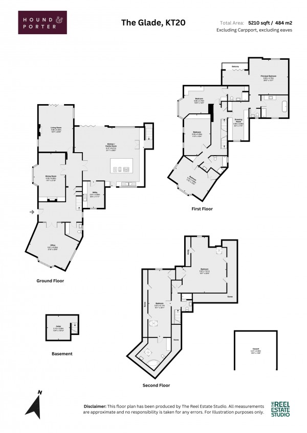 Floorplan for The Glade, Kingswood, Surrey
