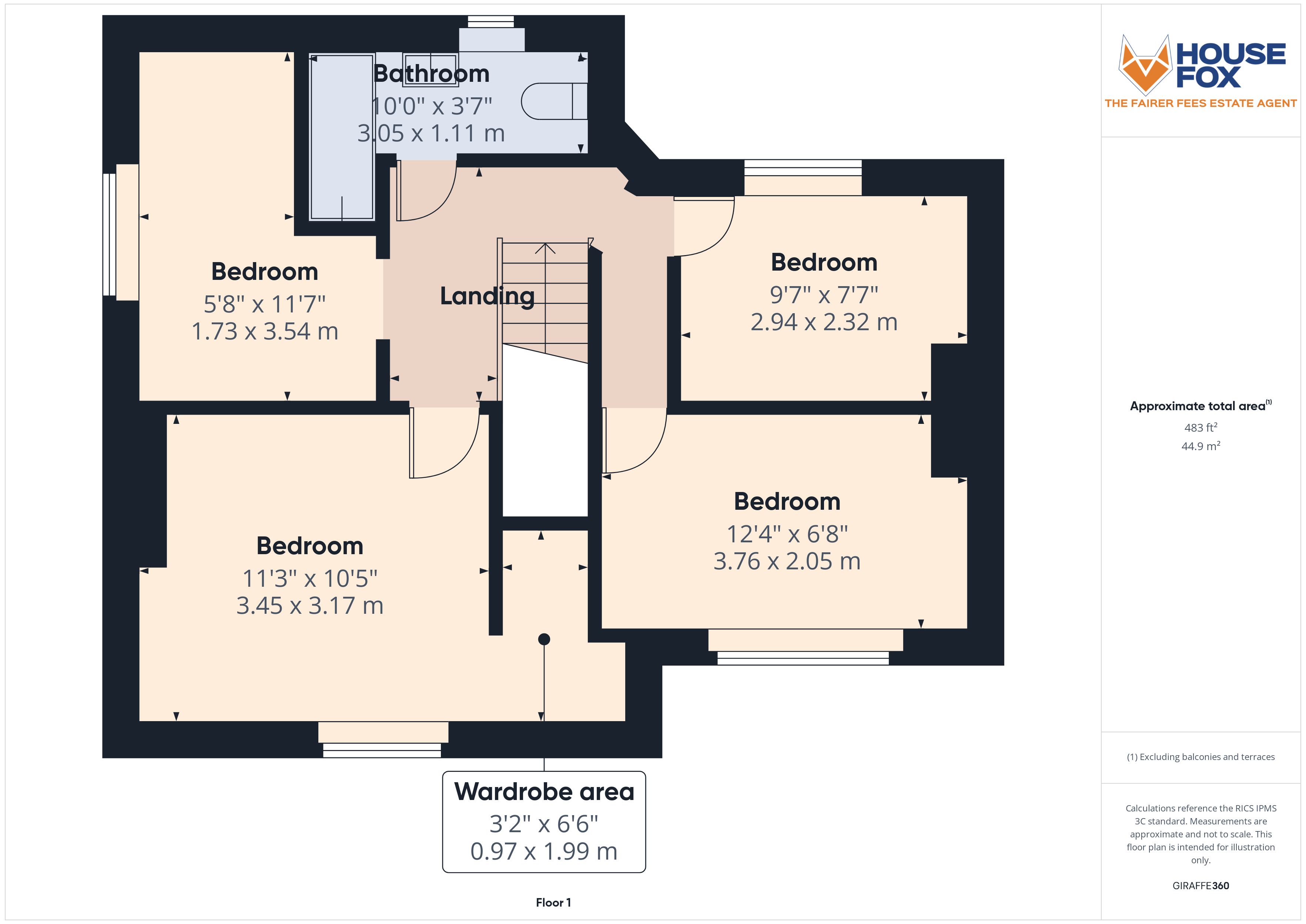 Floorplan for Rectors Way, Weston-Super-Mare, Somerset