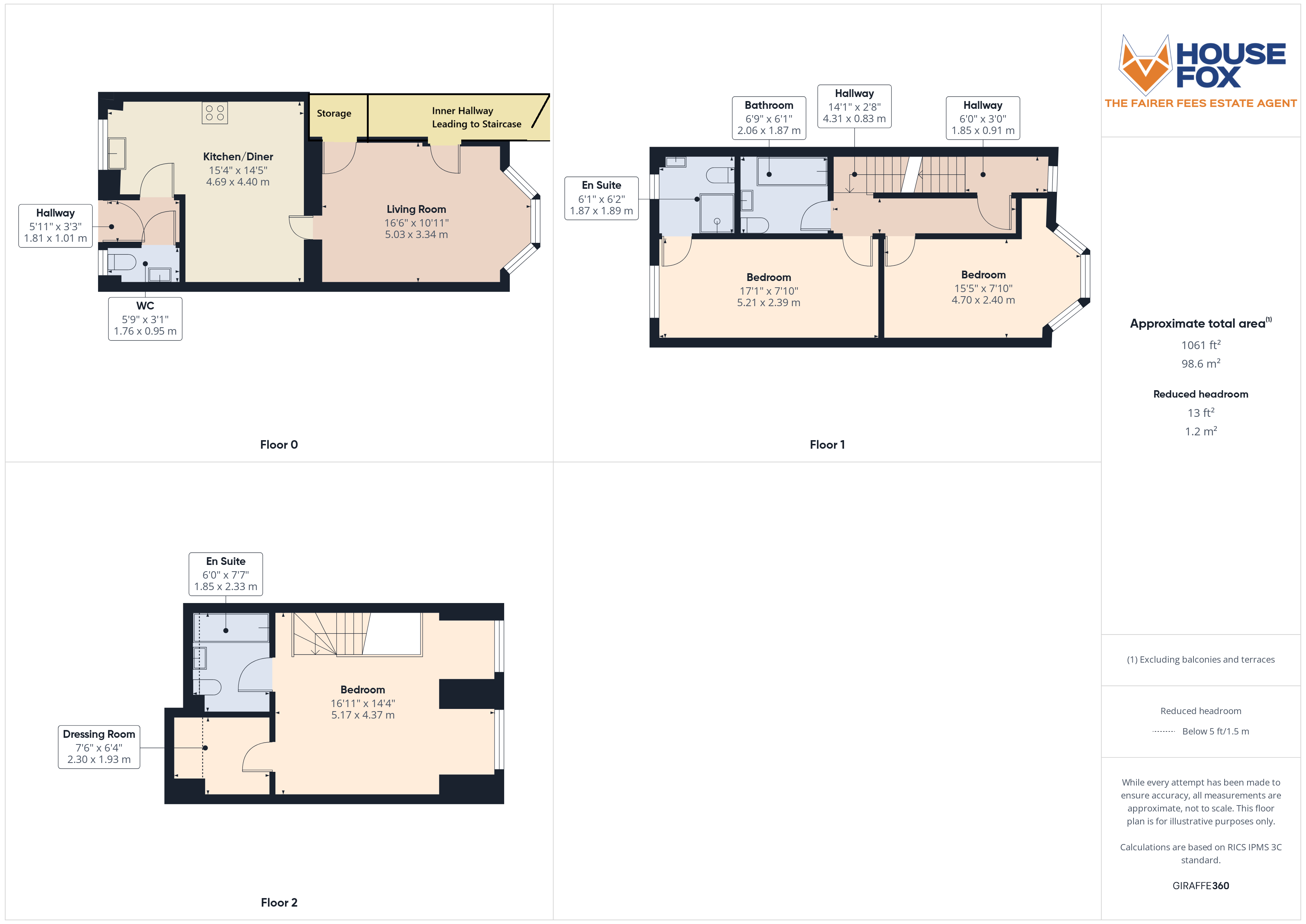 Floorplan for Ashcombe Road, Weston-Super-Mare, Somerset