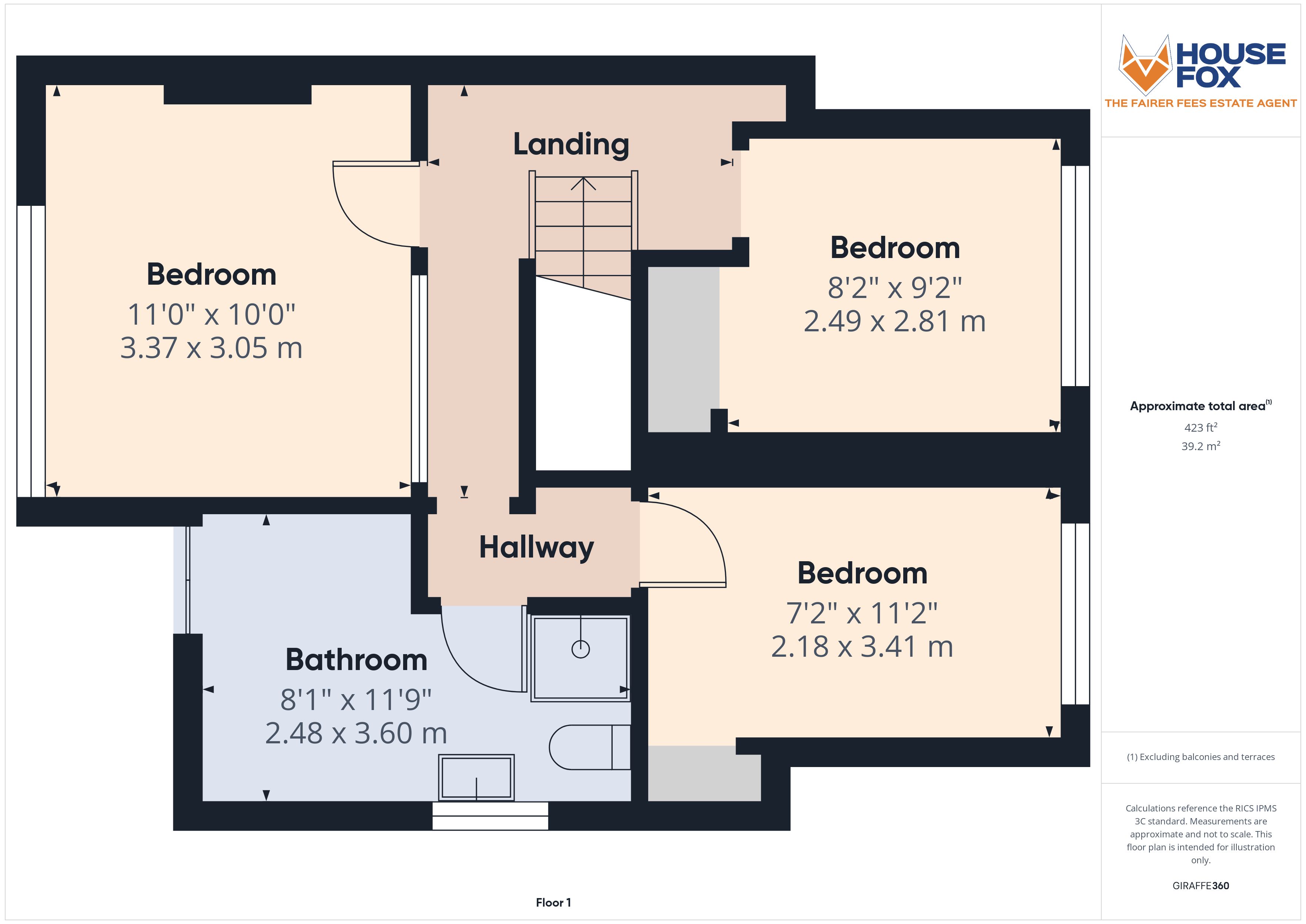 Floorplan for Garsdale Road, Weston-Super-Mare, Somerset