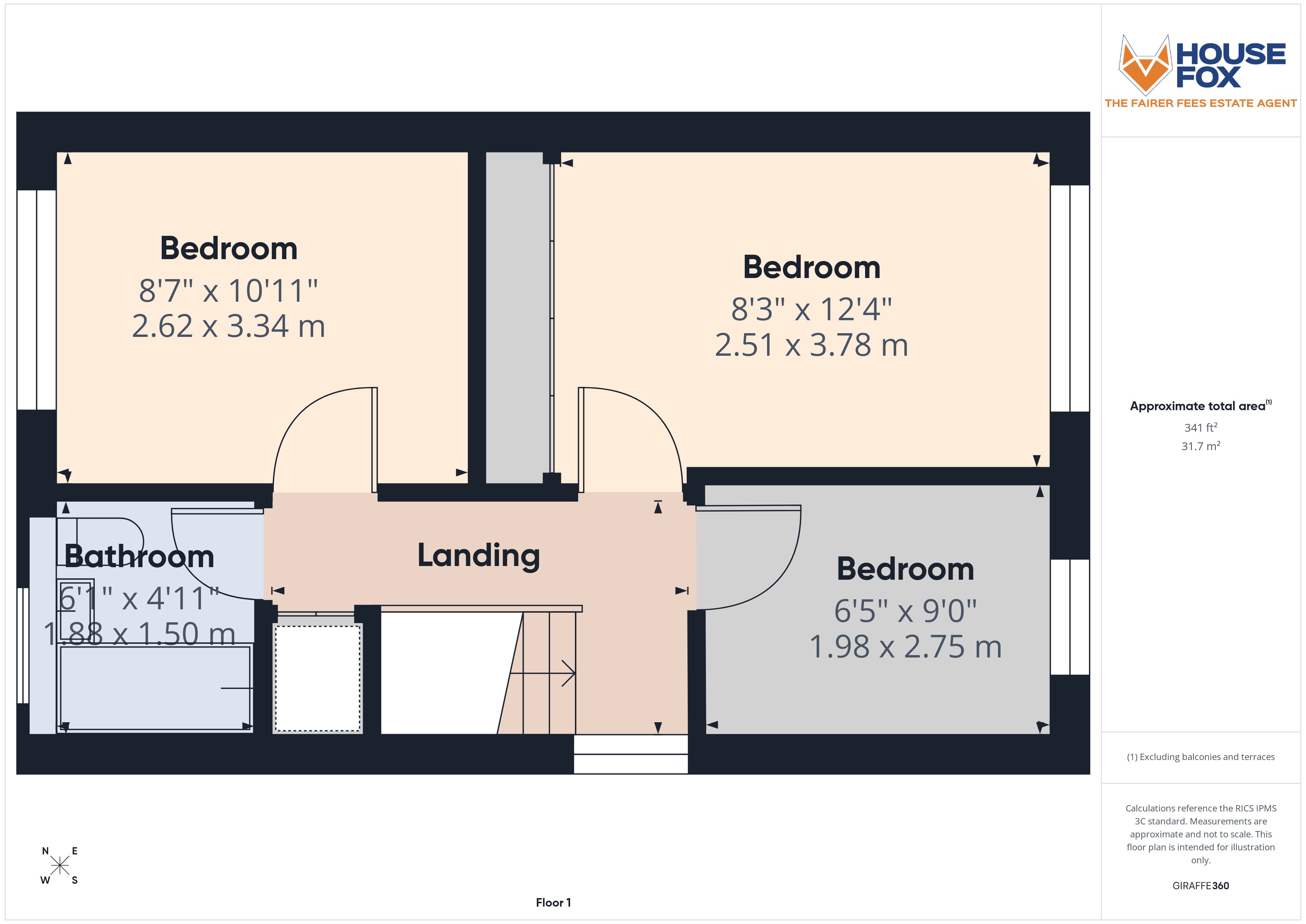 Floorplan for Plum Tree Road, Weston-Super-Mare, Somerset