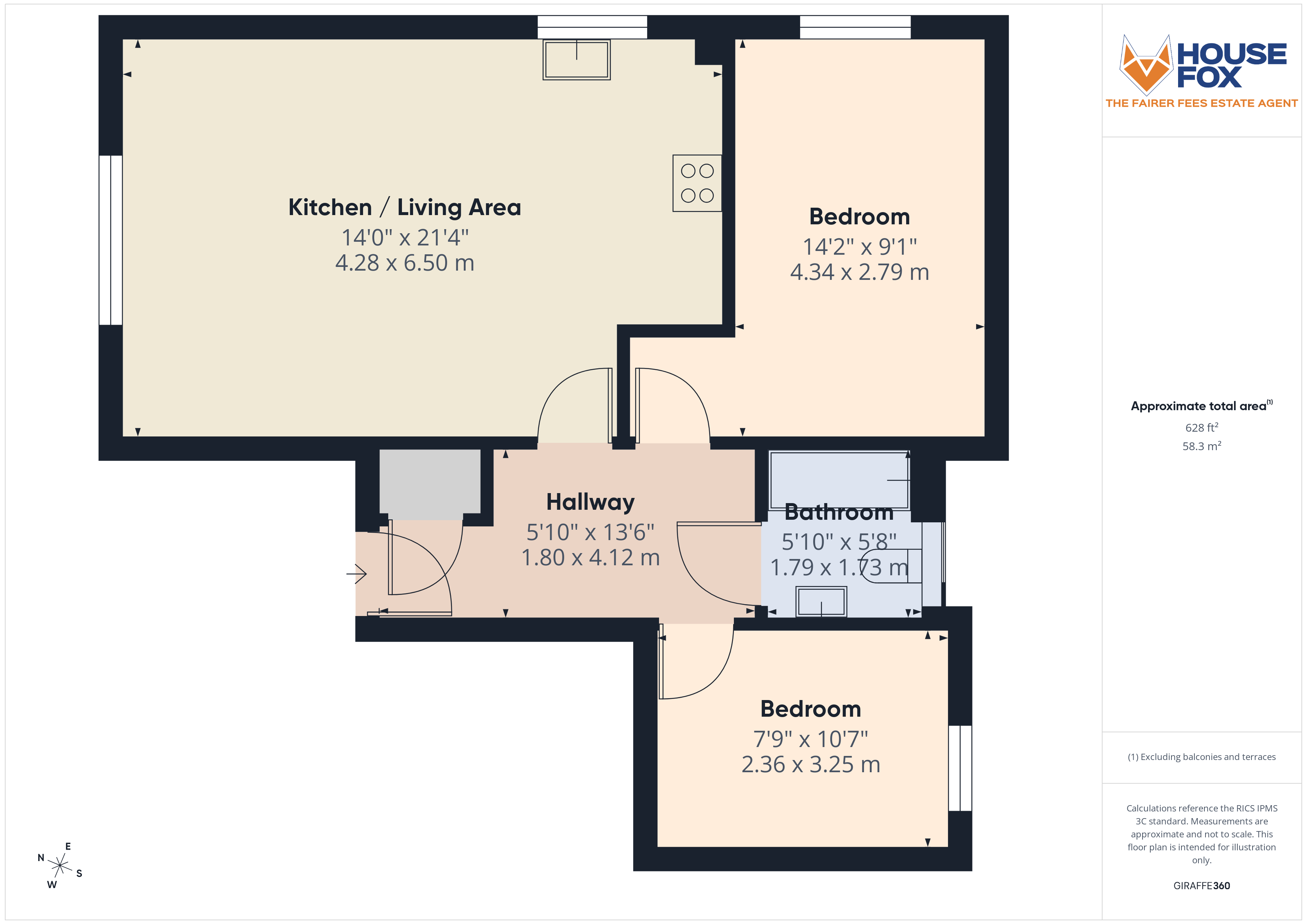 Floorplan for Griffen Road, Weston Village, Weston-Super-Mare, Somerset