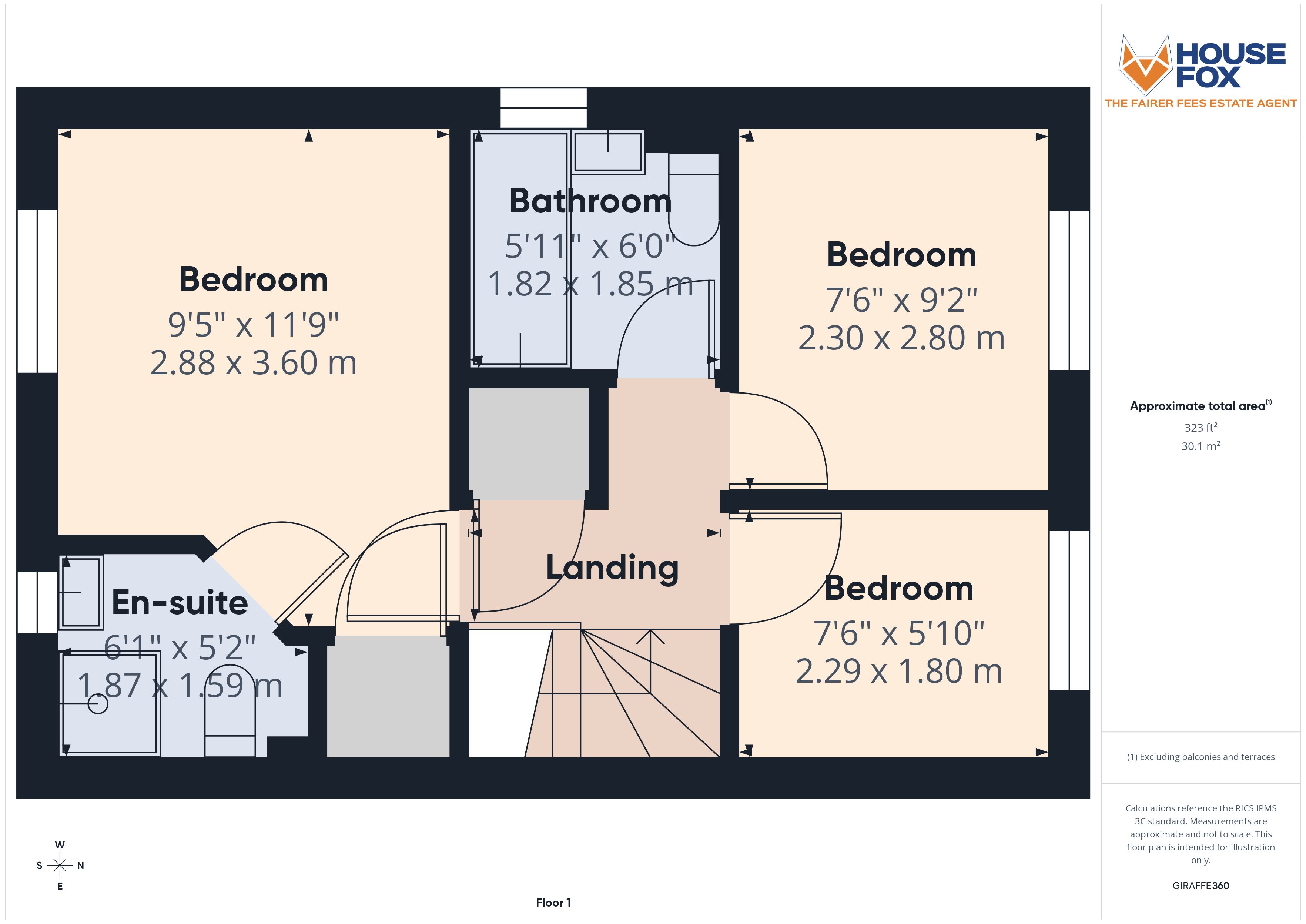Floorplan for Leonides Avenue, Haywood Village, Weston-Super-Mare, Somerset