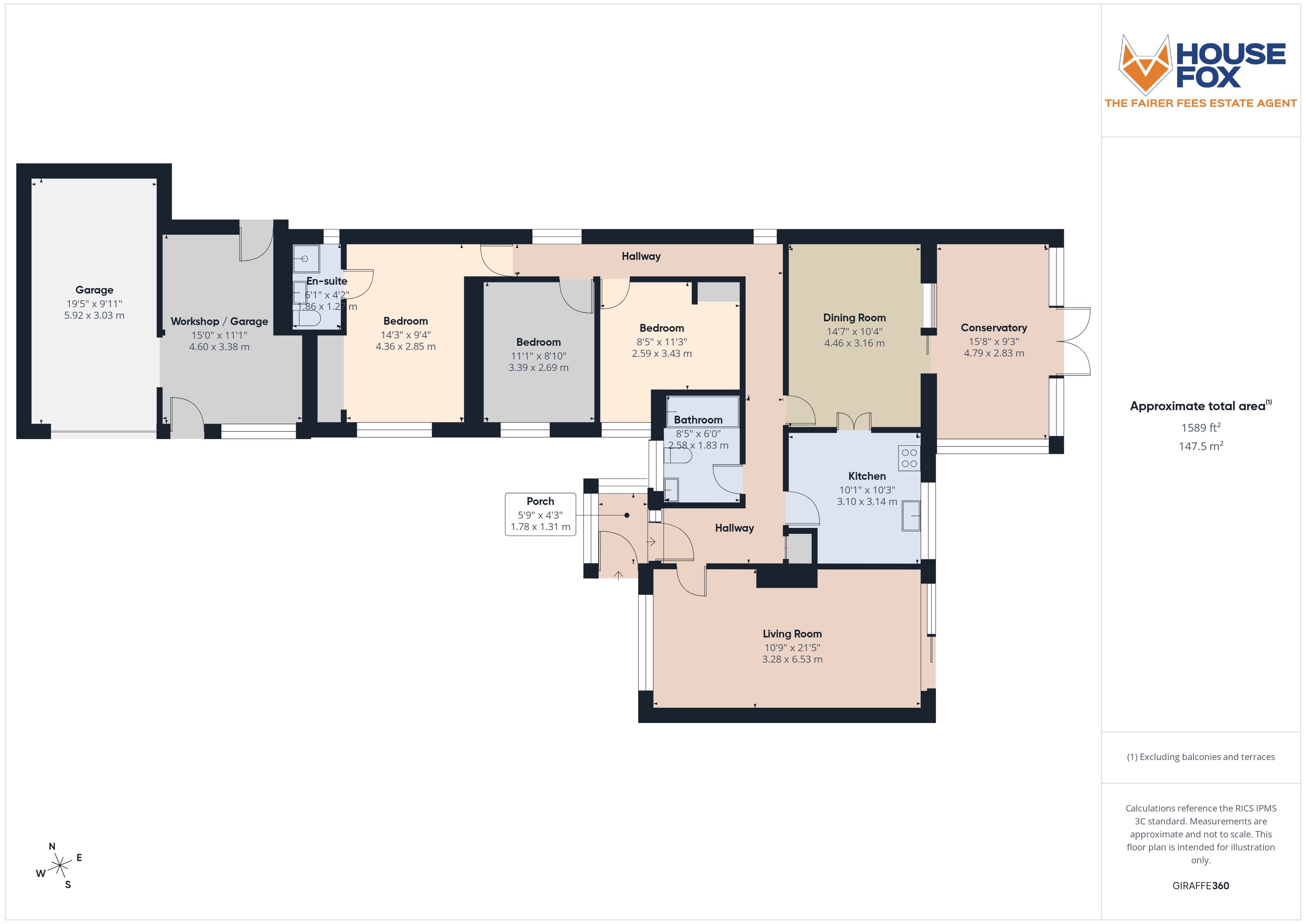 Floorplan for Southville Road, Weston-Super-Mare, Somerset