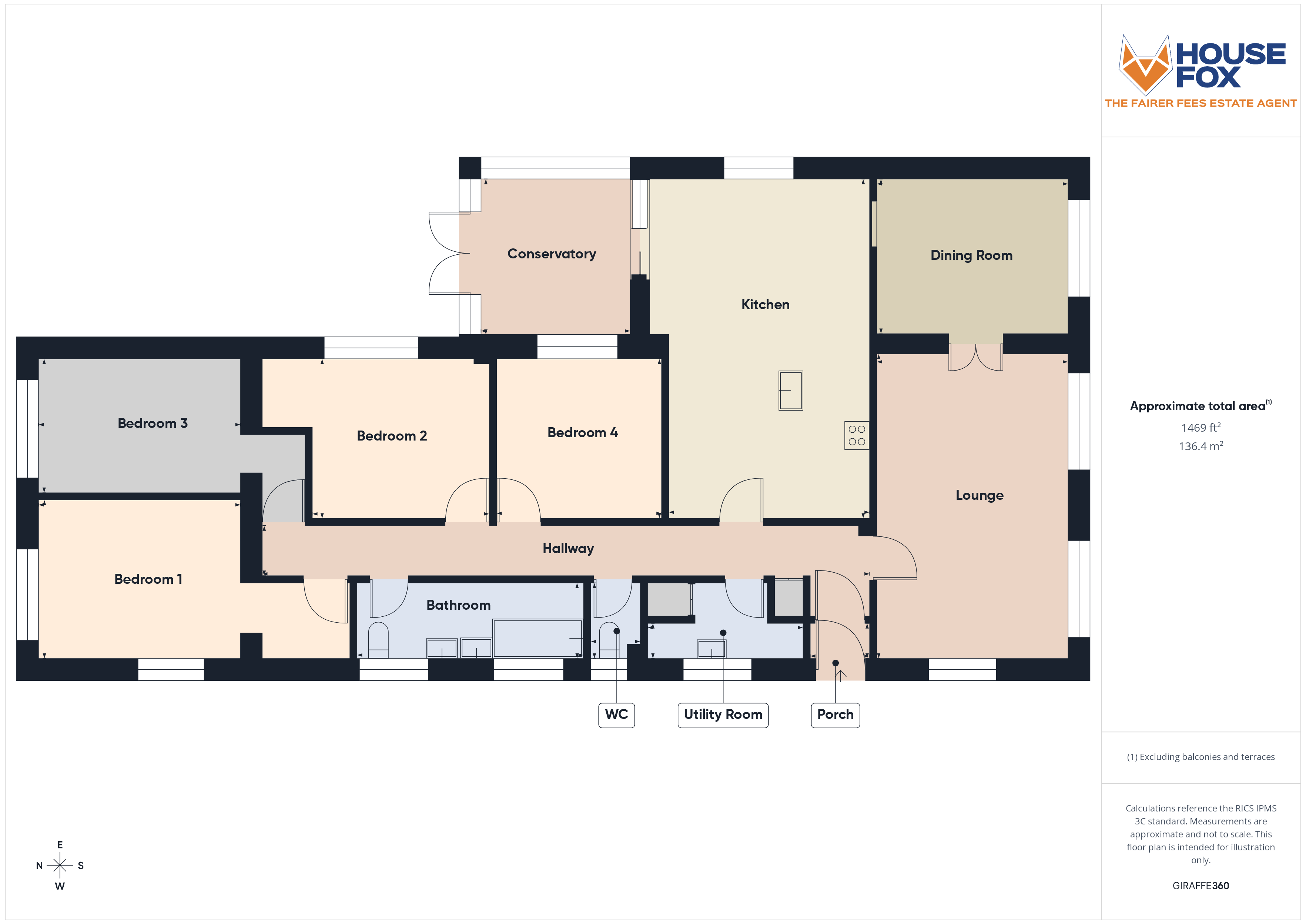 Floorplan for Sand Farm Lane, Sand Bay, Kewstoke, Weston-Super-Mare, Somerset