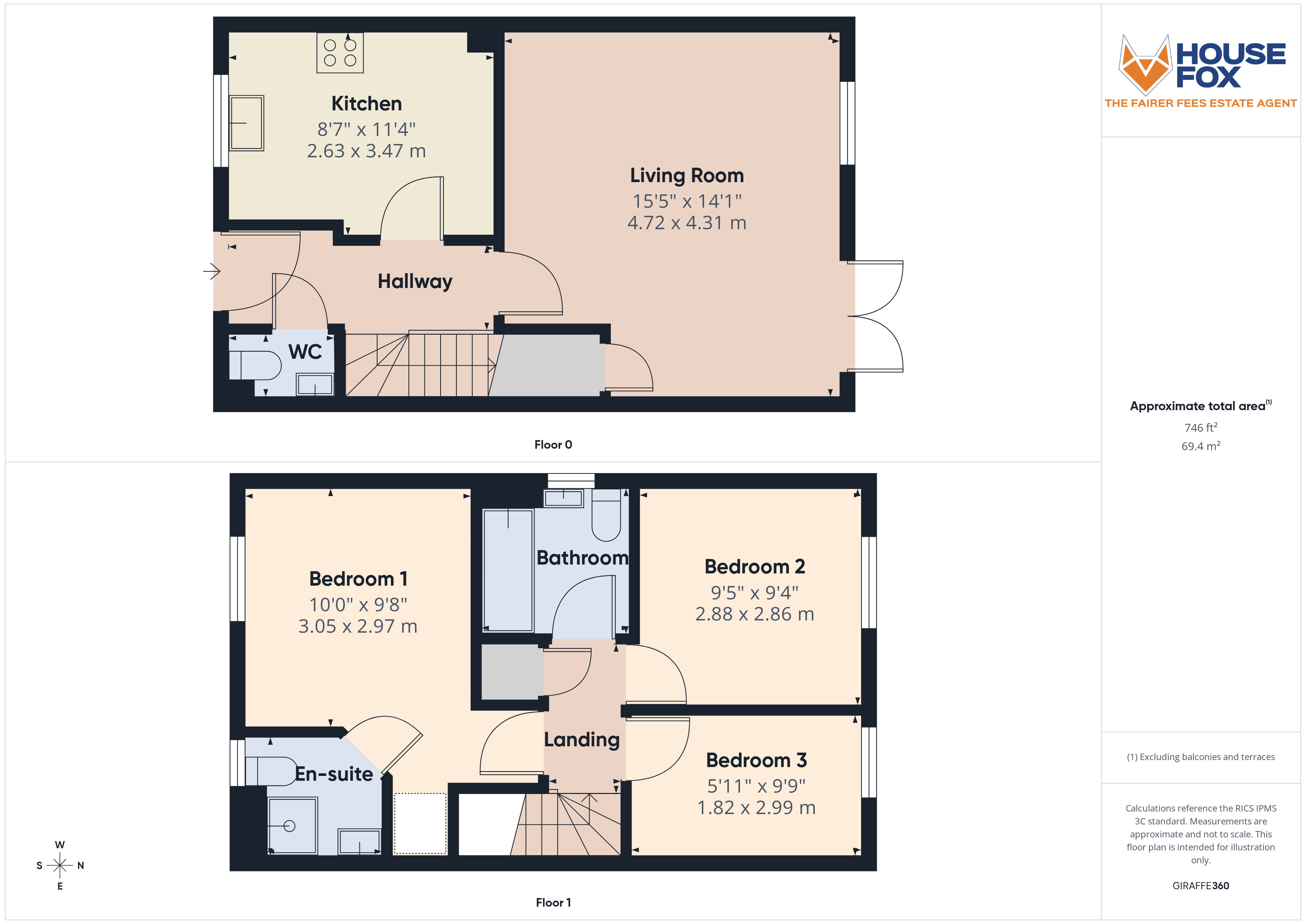 Floorplan for Haywood Village, Weston-Super-Mare, Somerset