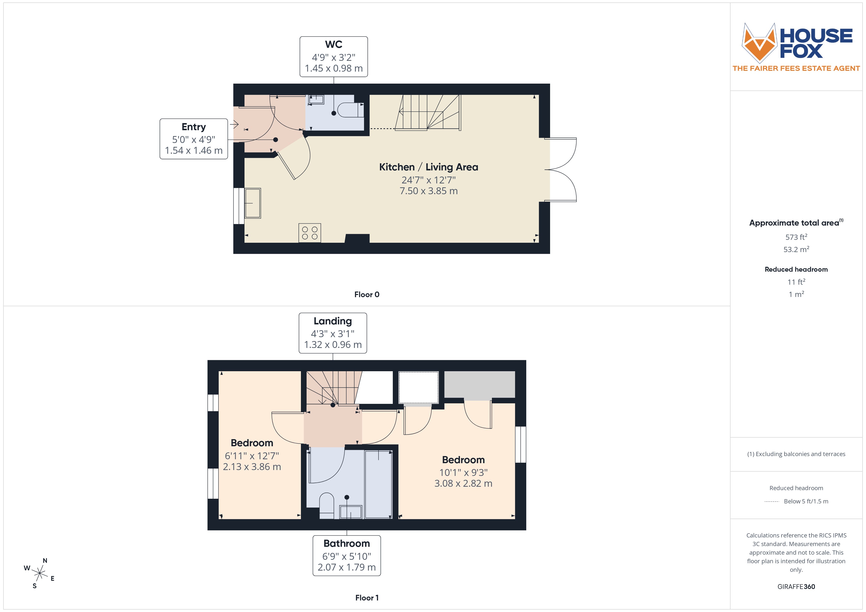 Floorplan for Haywood Village, Weston-Super-Mare, Somerset