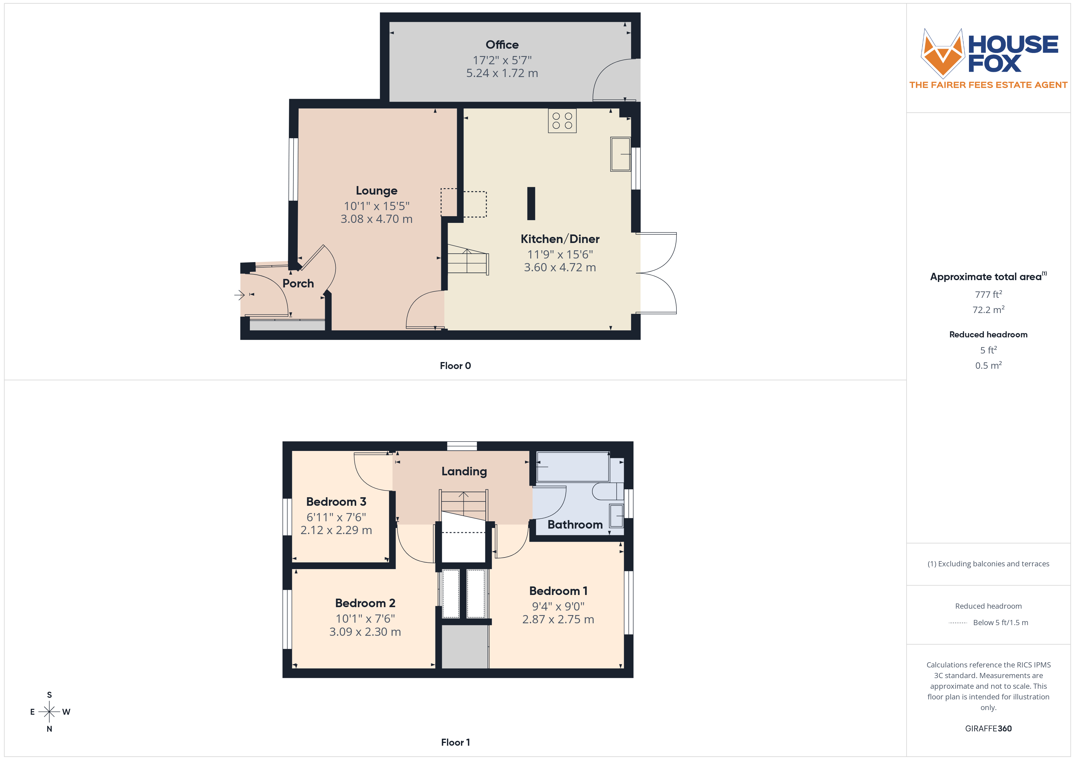 Floorplan for Puttingthorpe Drive, Weston-Super-Mare, Somerset