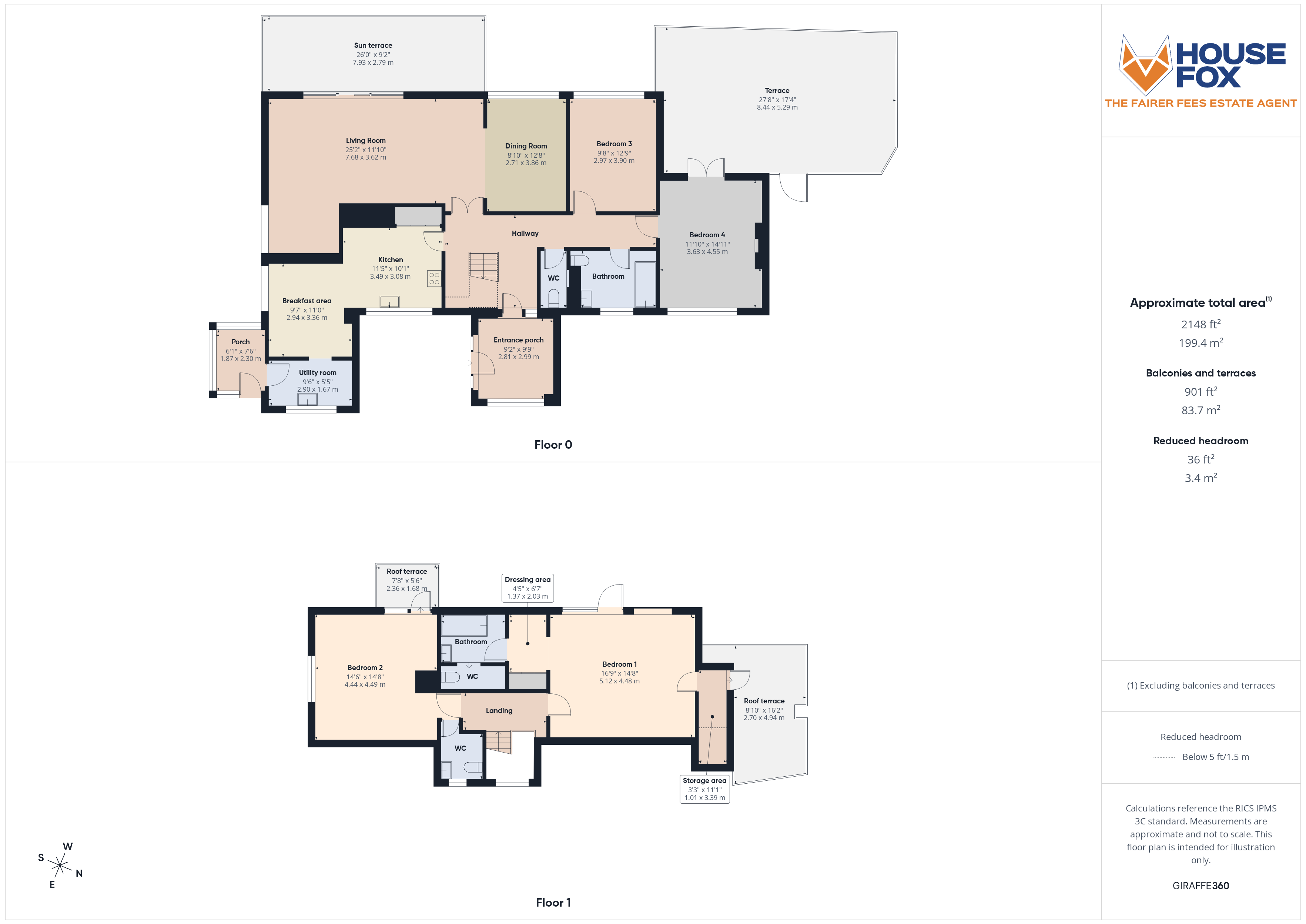 Floorplan for Leewood Road, Weston-Super-Mare, Somerset