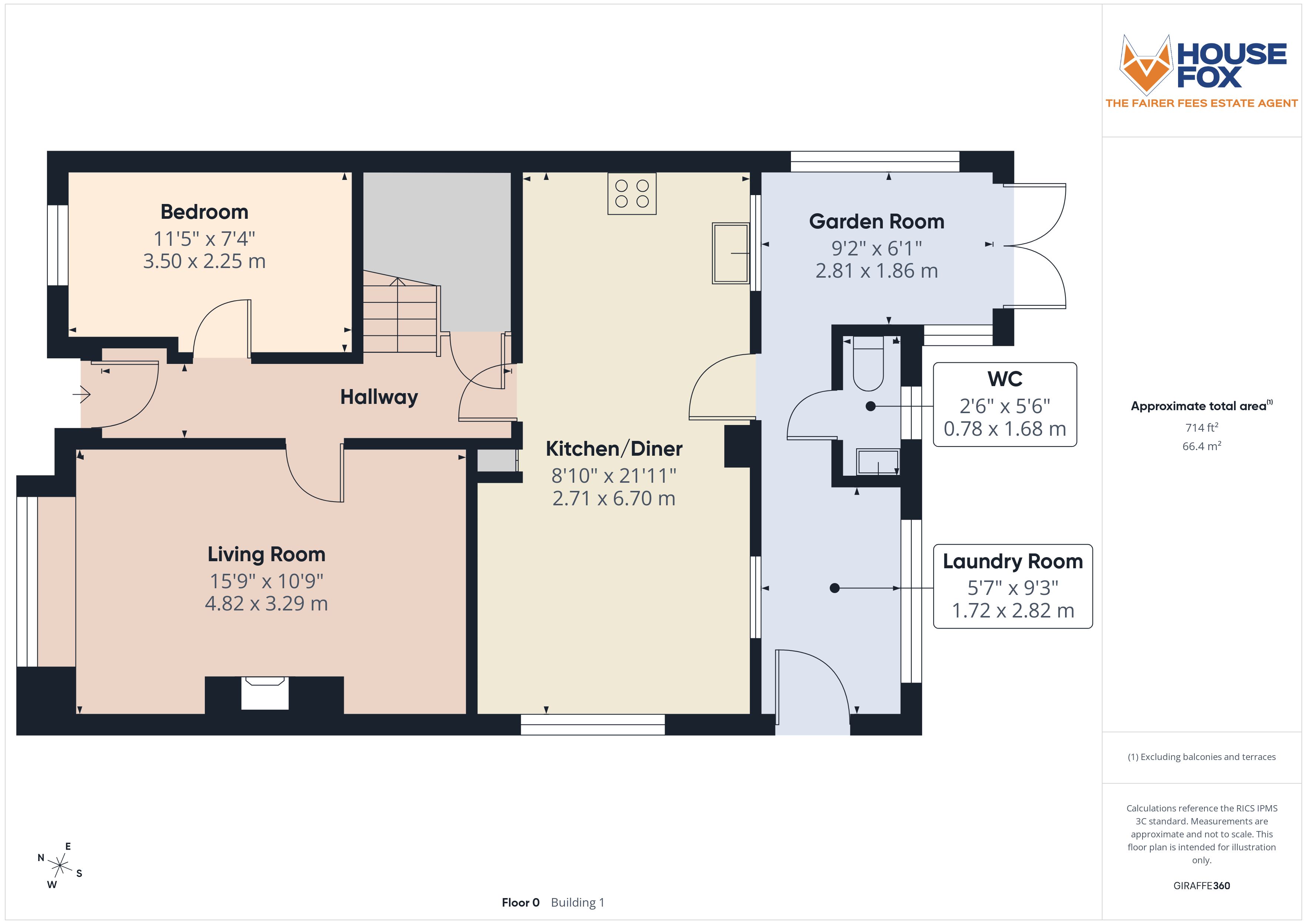 Floorplan for Knightcott Gardens, Banwell, Somerset