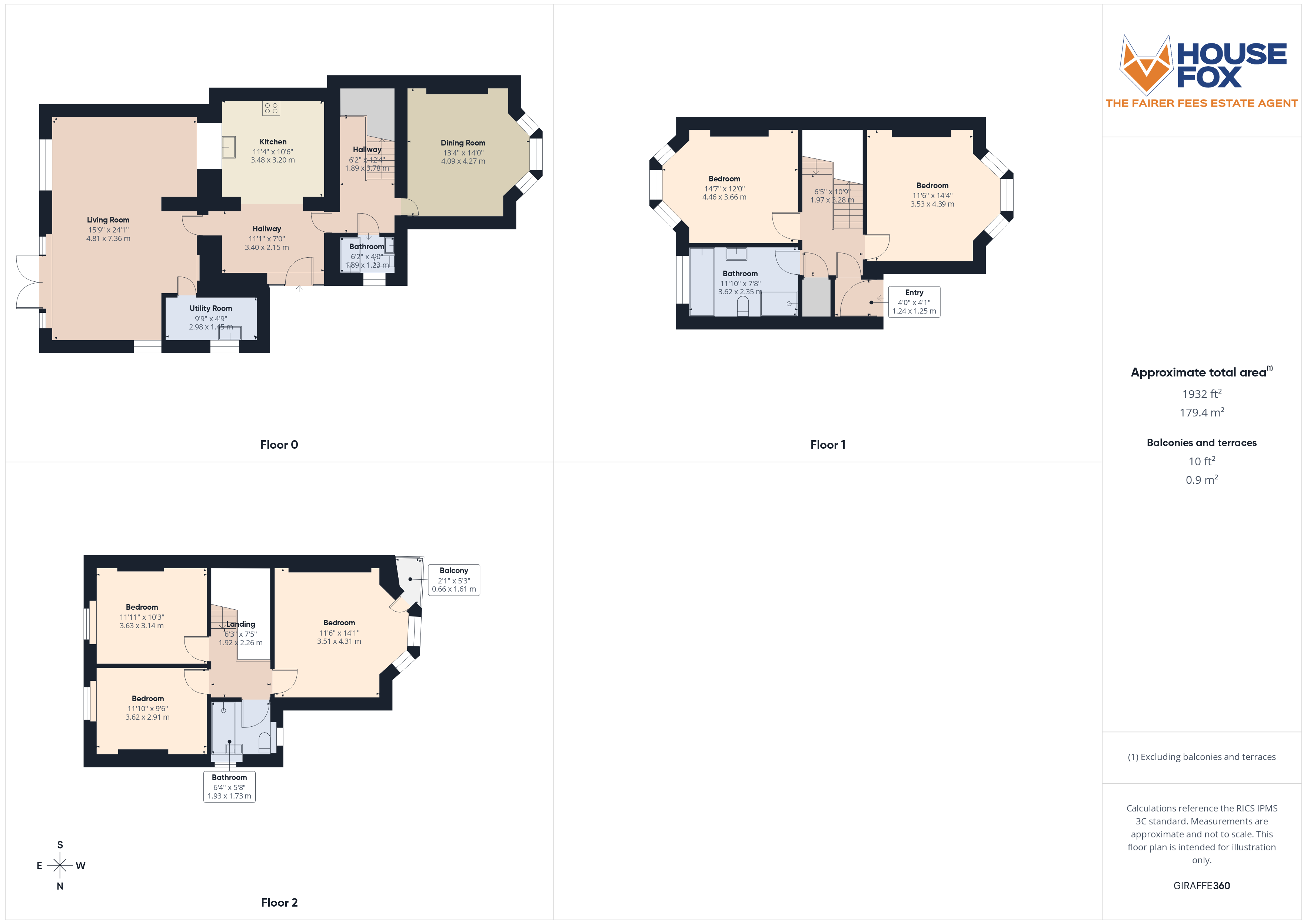 Floorplan for Manor Road, Weston-Super-Mare, Somerset
