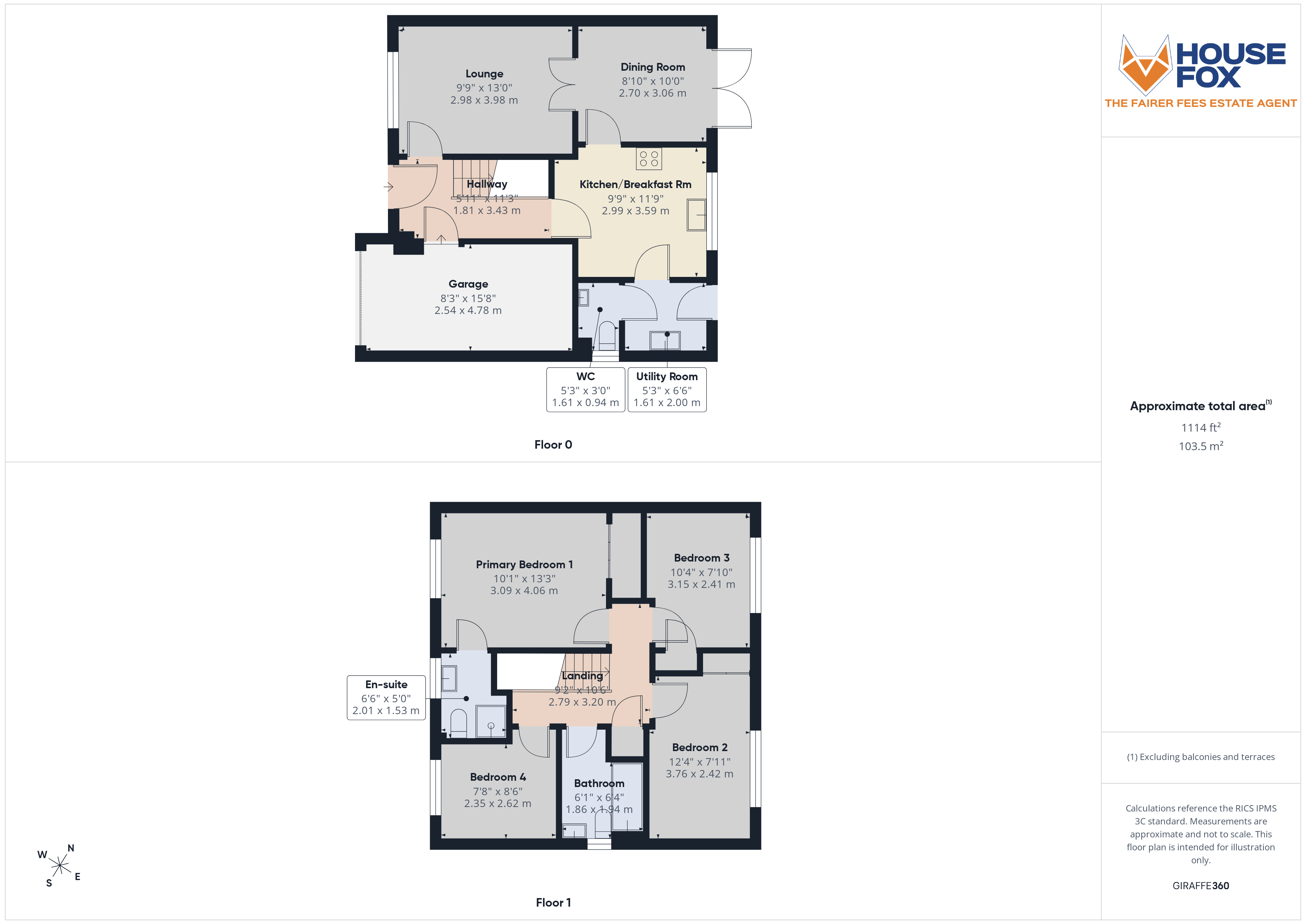 Floorplan for Lypstone Close, Weston-Super-Mare, Somerset