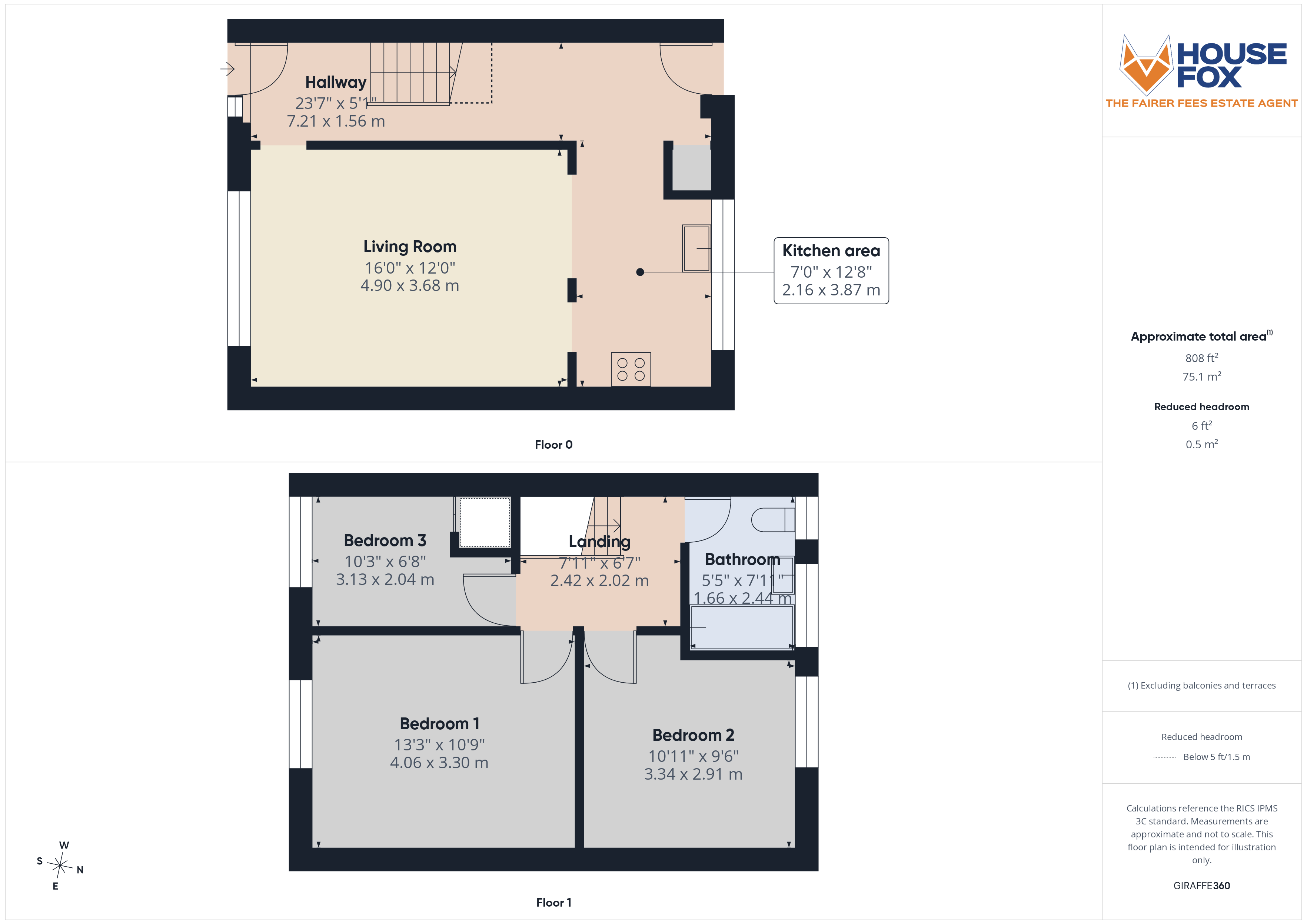 Floorplan for Brompton Road, Weston-Super-Mare, Somerset