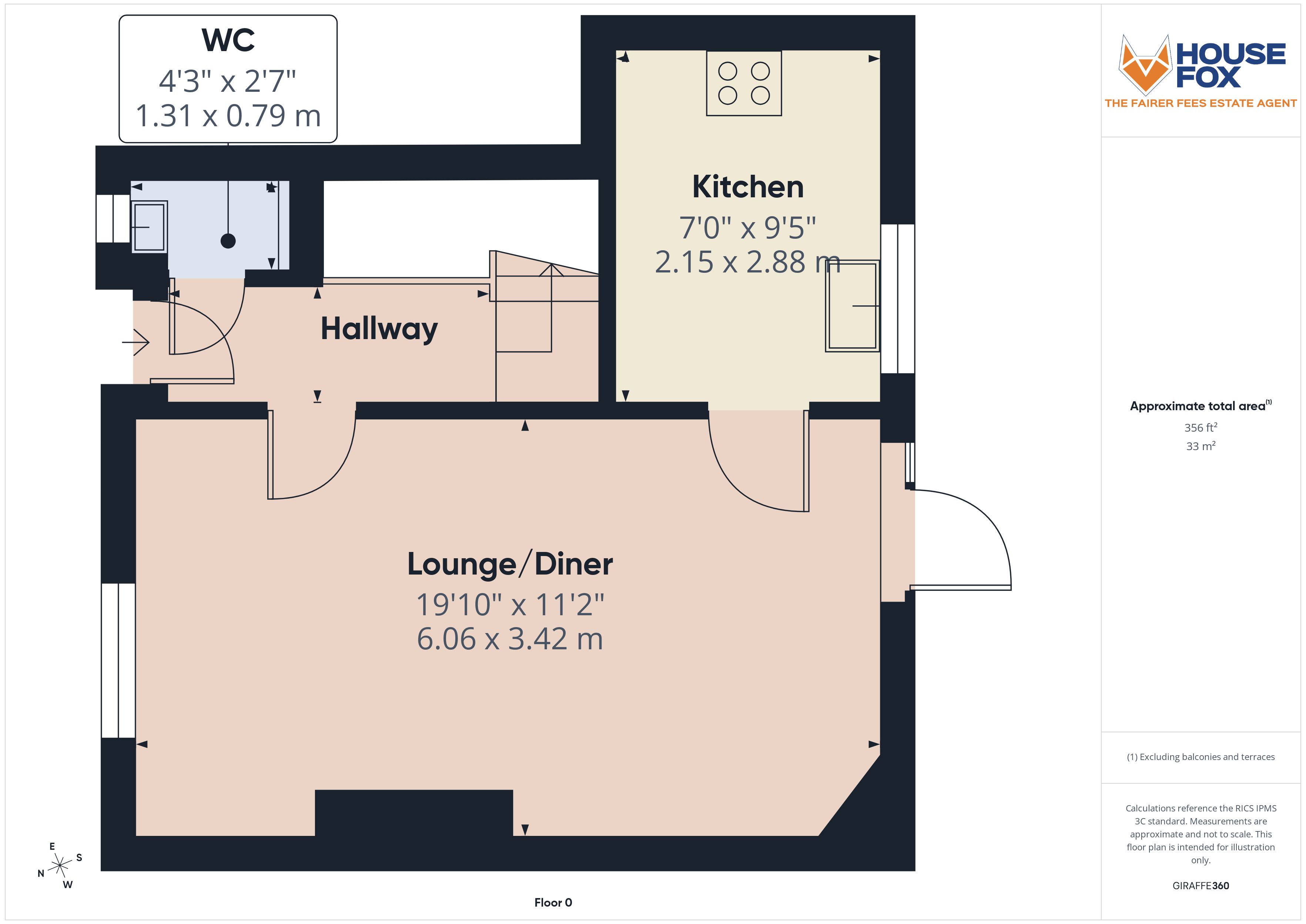 Floorplan for Montpelier, Weston-Super-Mare, Somerset