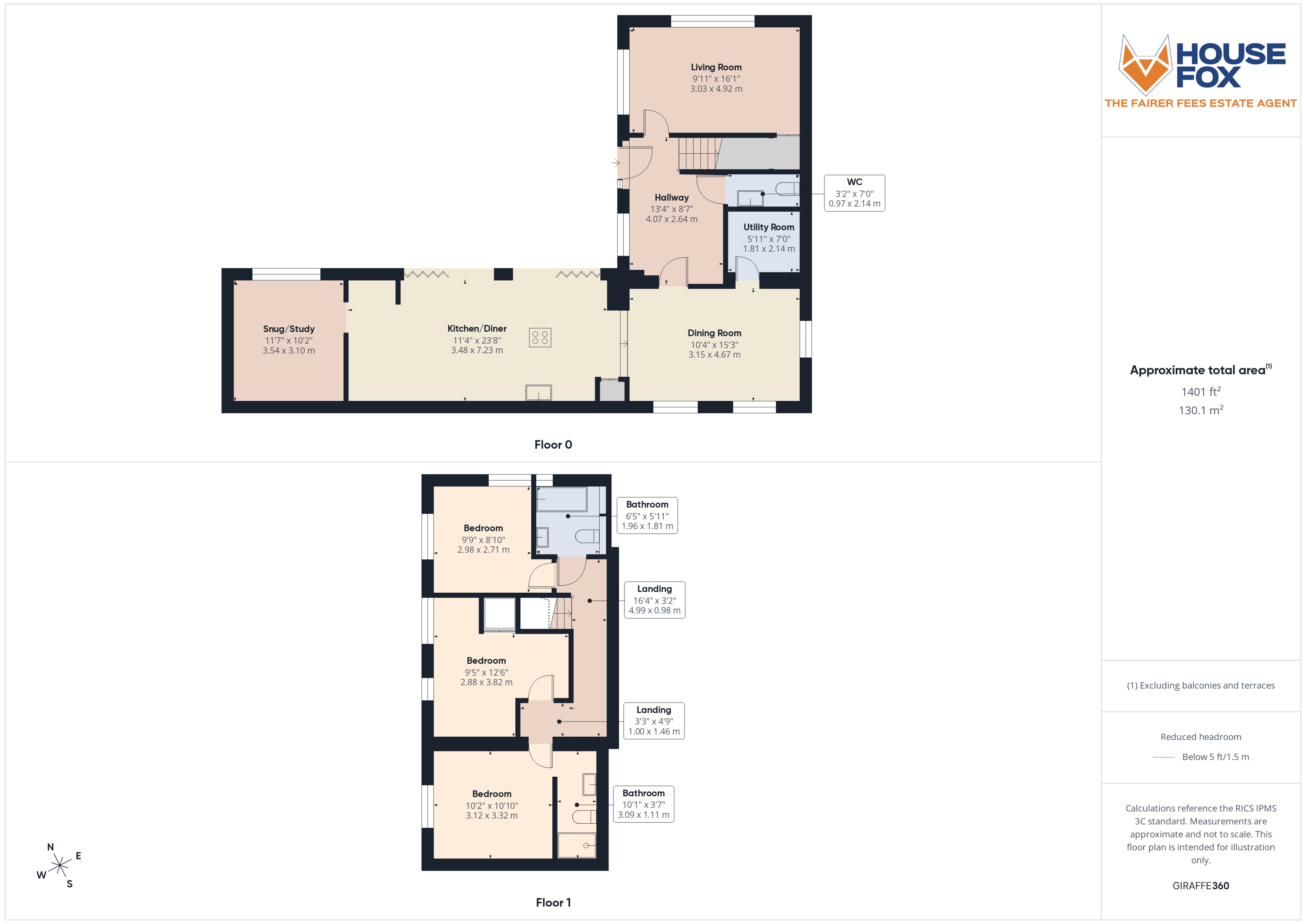 Floorplan for Bleadon Village, Weston-Super-Mare, Somerset
