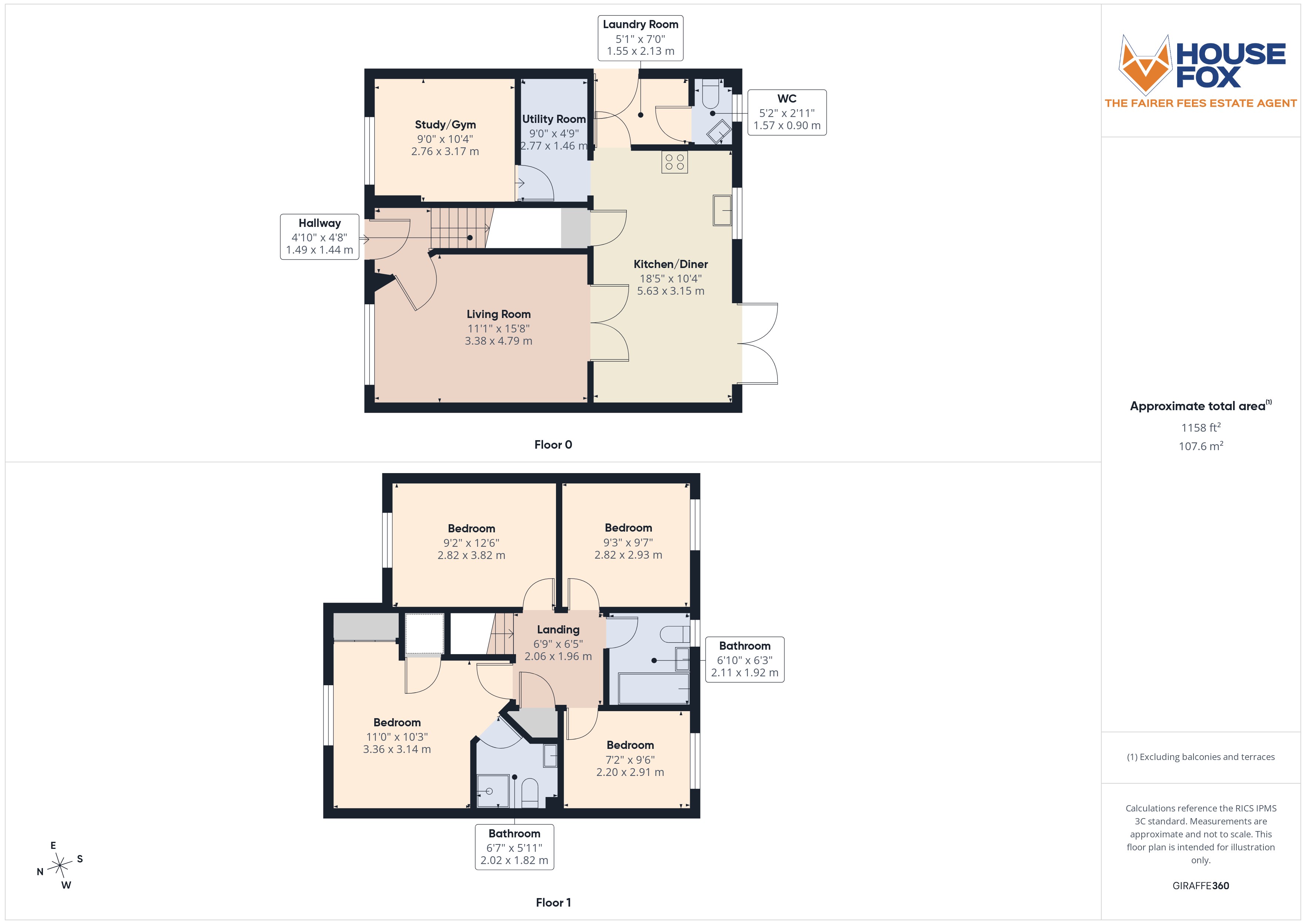 Floorplan for Haywood Village, Weston-Super-Mare, Somerset
