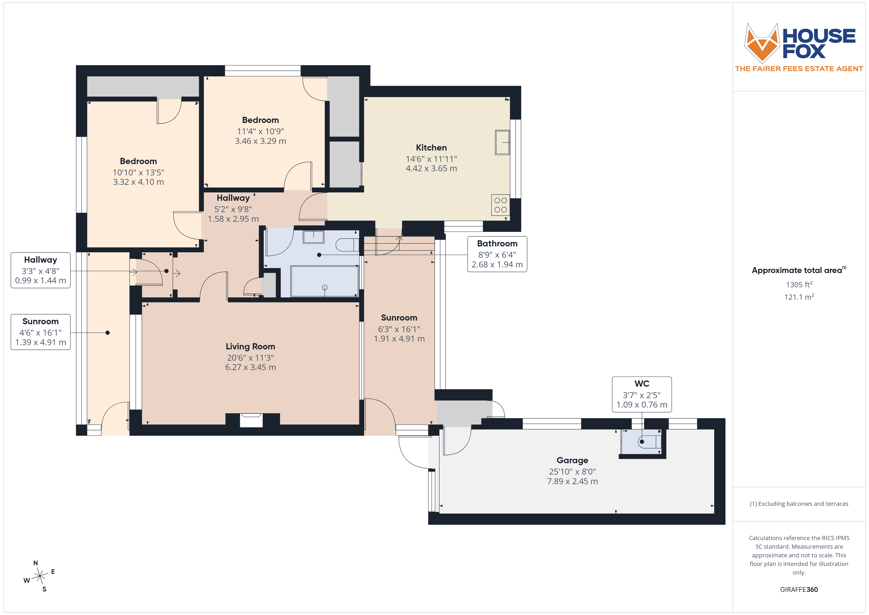 Floorplan for Kewstoke, Weston-Super-Mare, Somerset