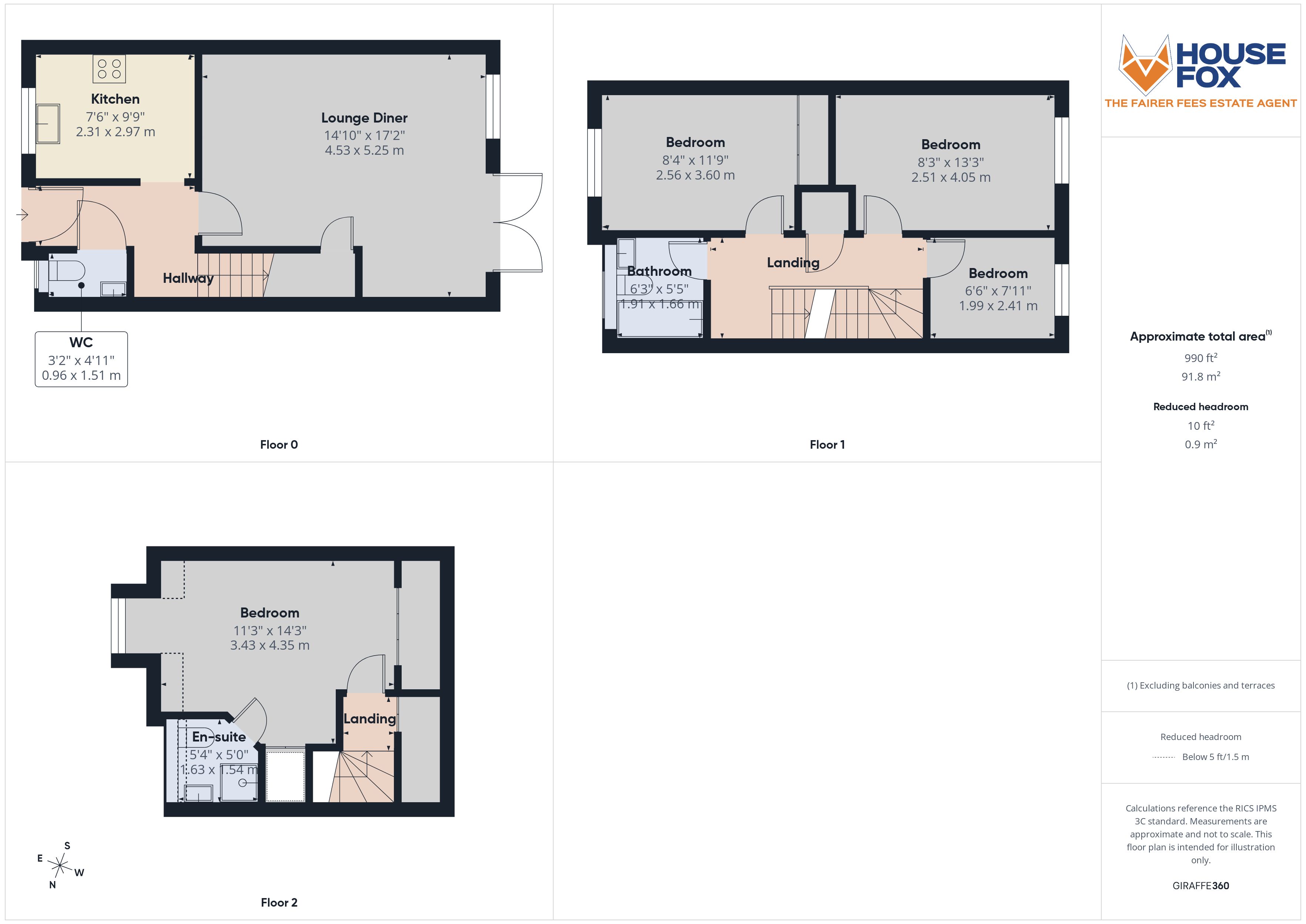 Floorplan for Hill Road, Weston-Super-Mare, Somerset