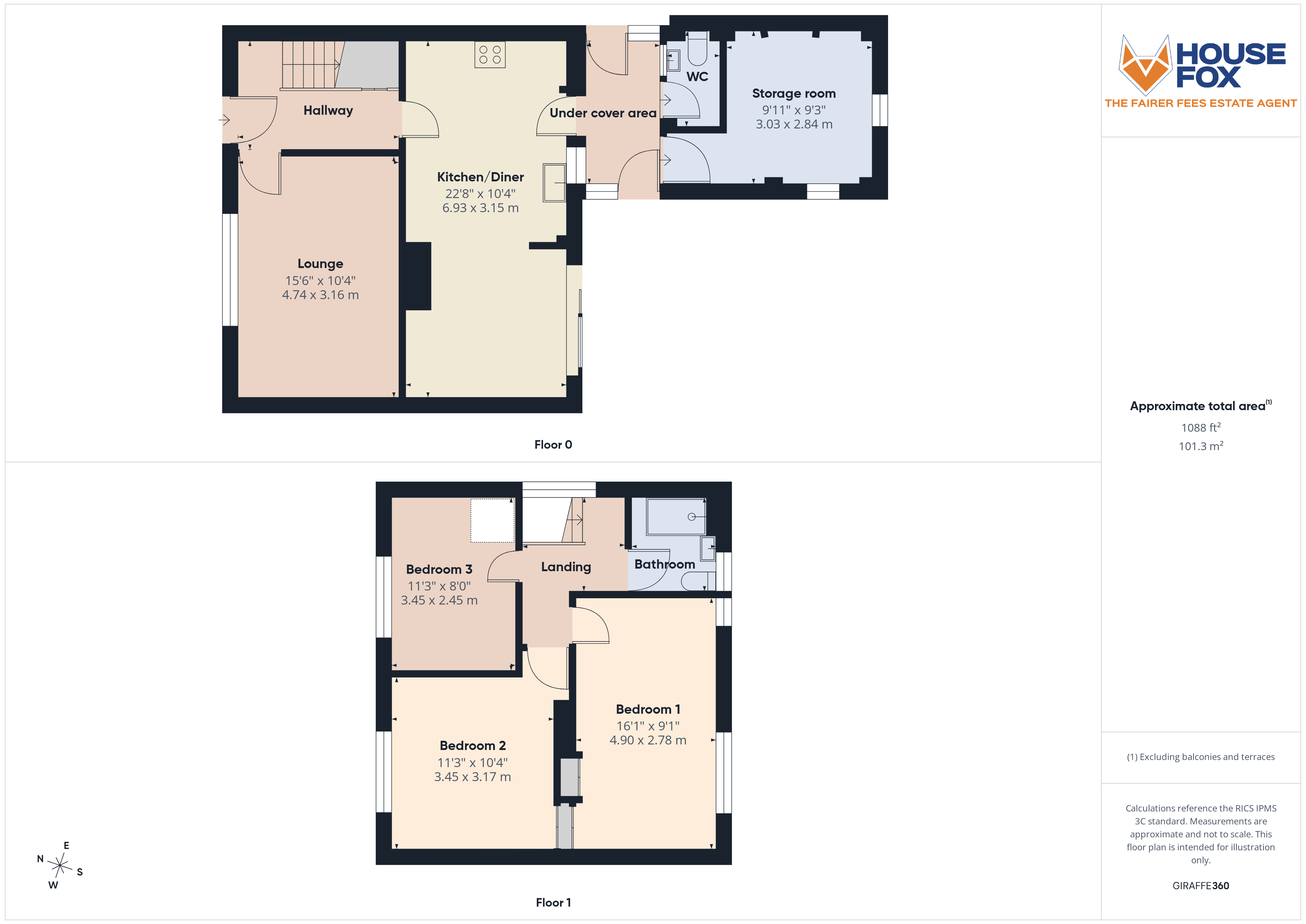 Floorplan for St Austell Road, Weston-Super-Mare, Somerset