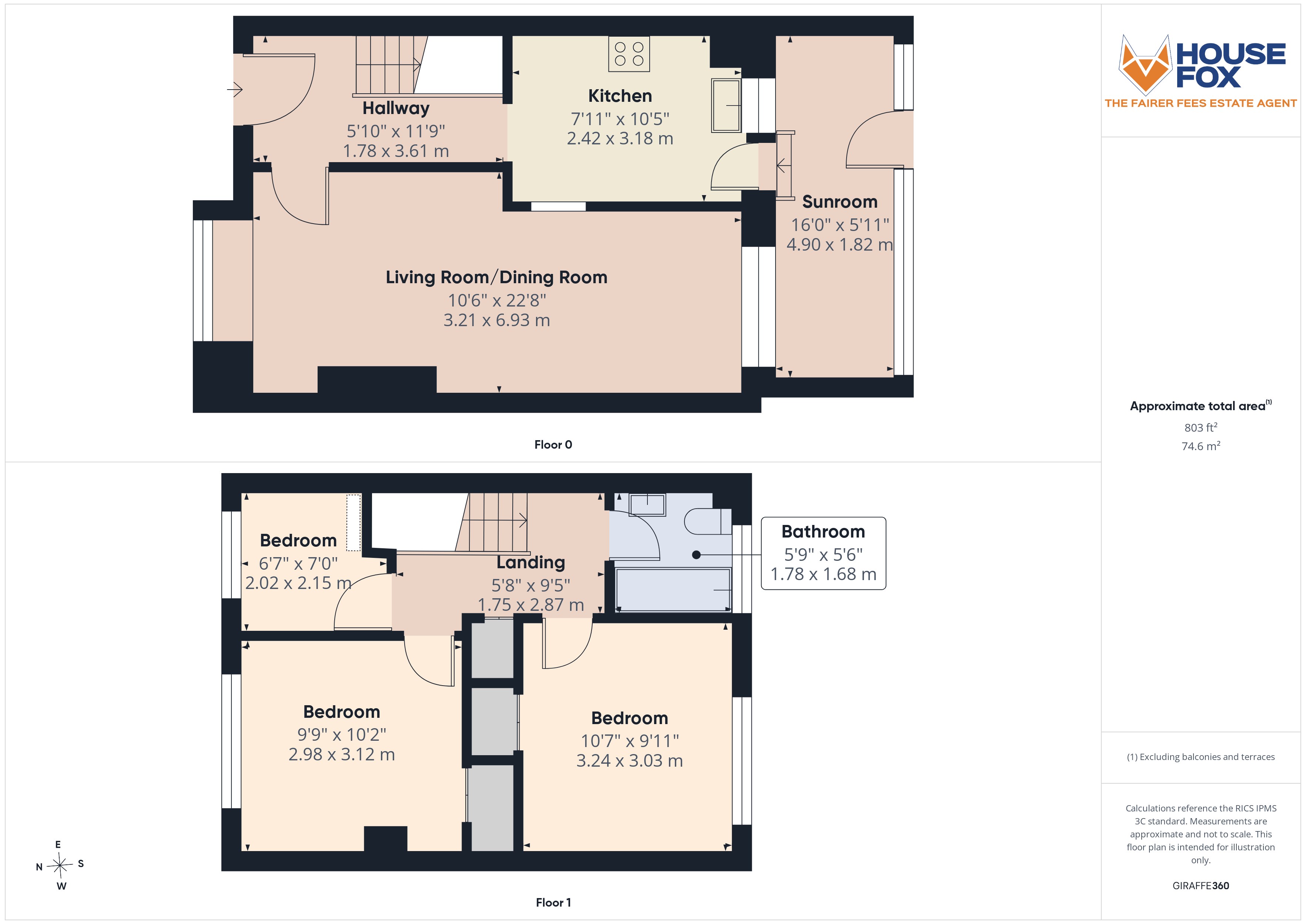 Floorplan for Simons Mews, Weston-Super-Mare, Somerset