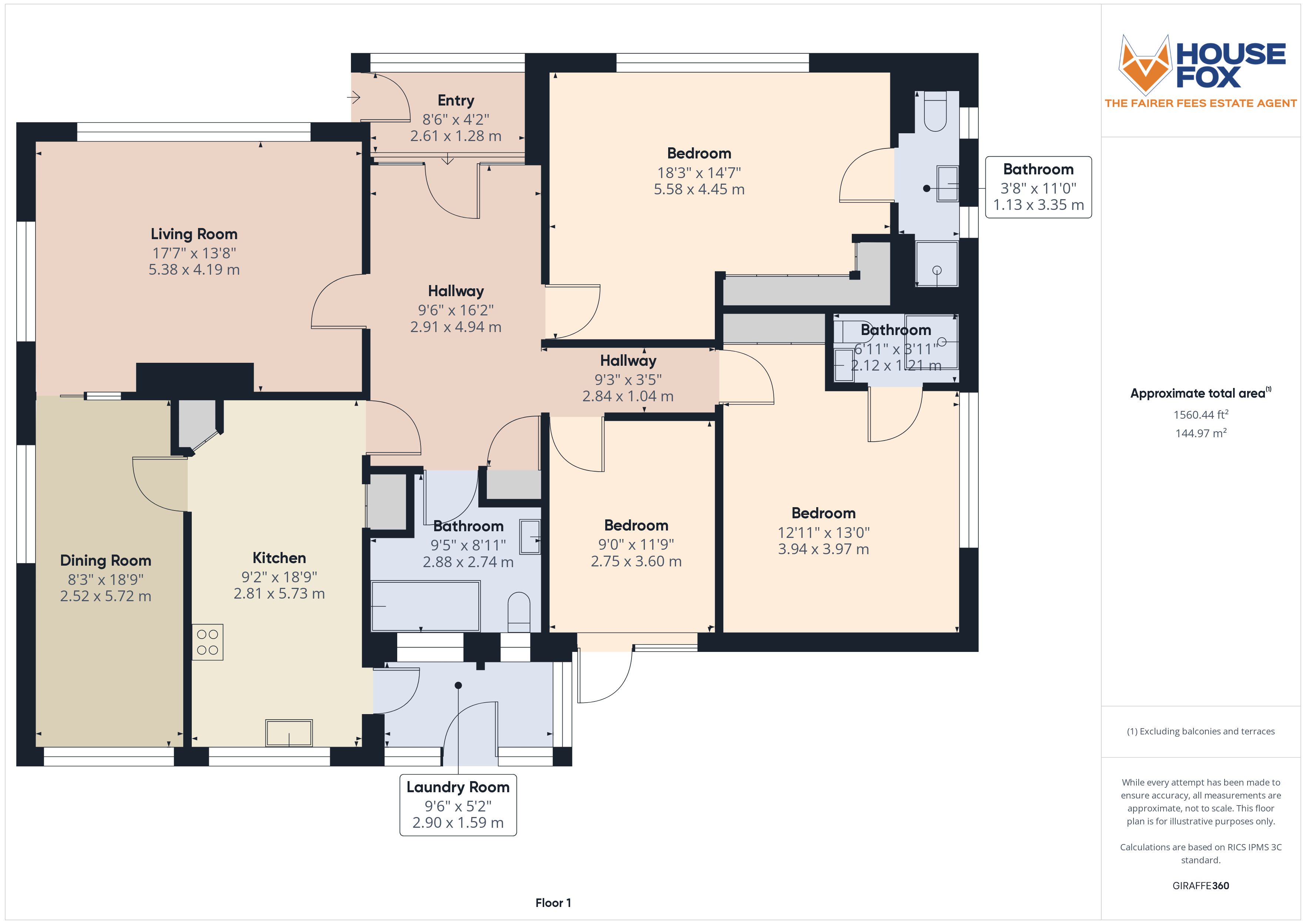 Floorplan for Bleadon, Weston-Super-Mare, Somerset
