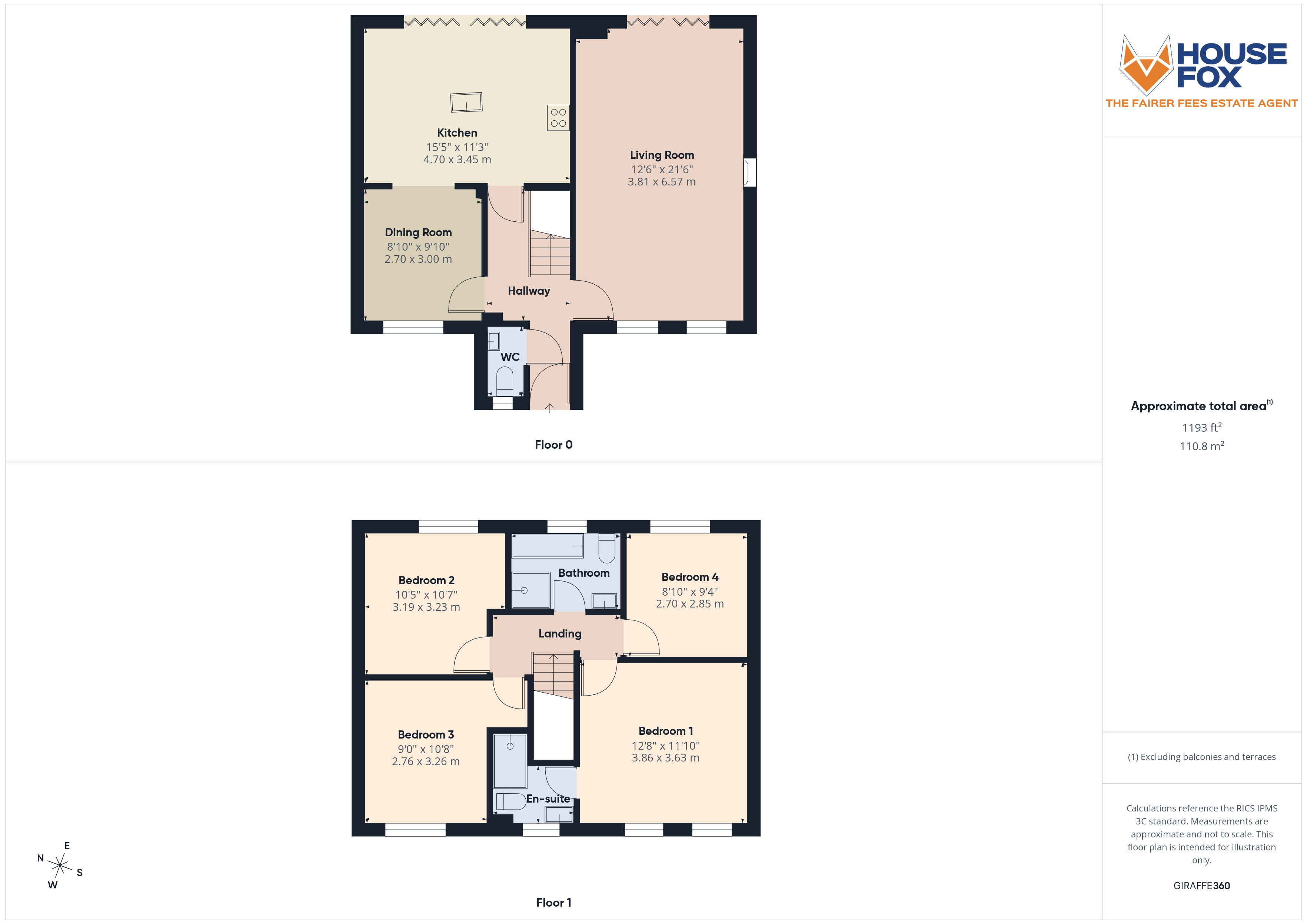 Floorplan for West Wick, Weston-Super-Mare, Somerset