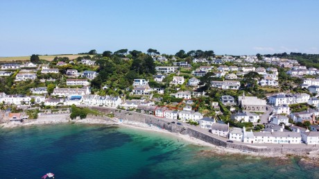 Opposite Tavern Beach, St Mawes Waterfront.