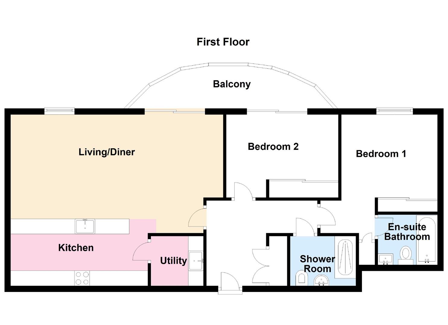 Floorplan for Eldridge Pope Street, Dorchester