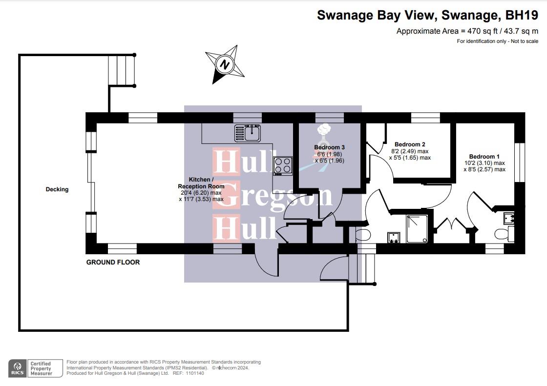 Floorplan for Swanage Bay View, Swanage
