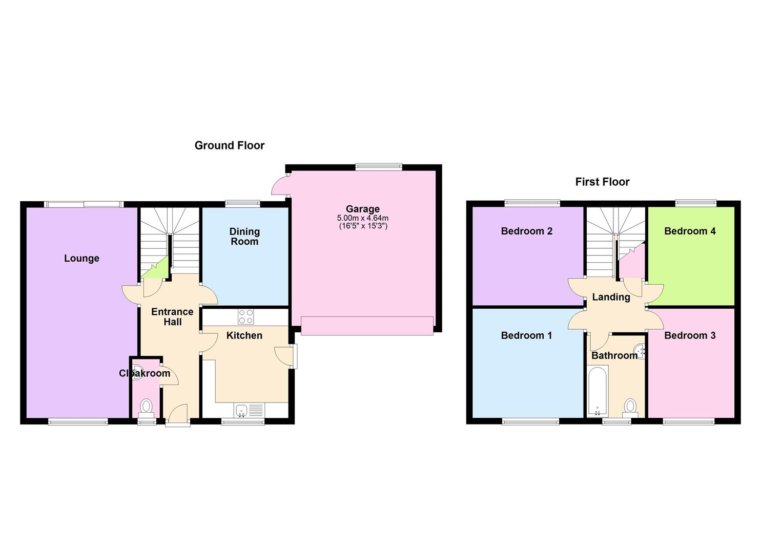 Floorplan for Grove Avenue,, Weymouth