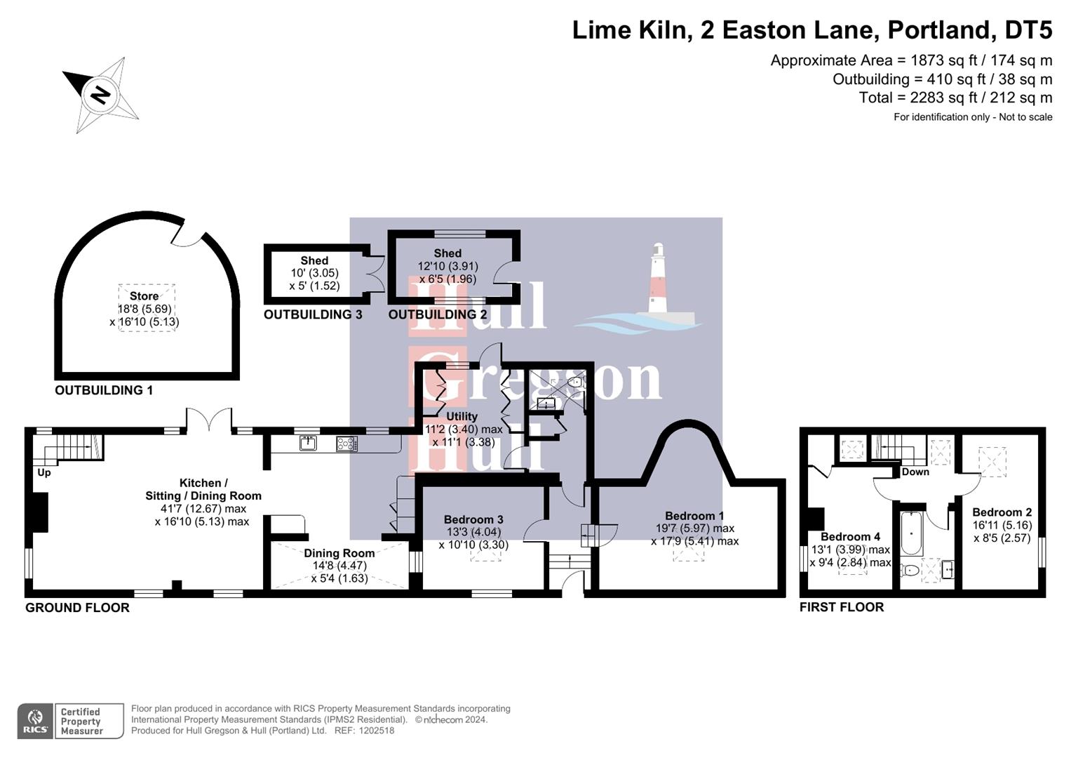 Floorplan for Lime Kiln, Portland