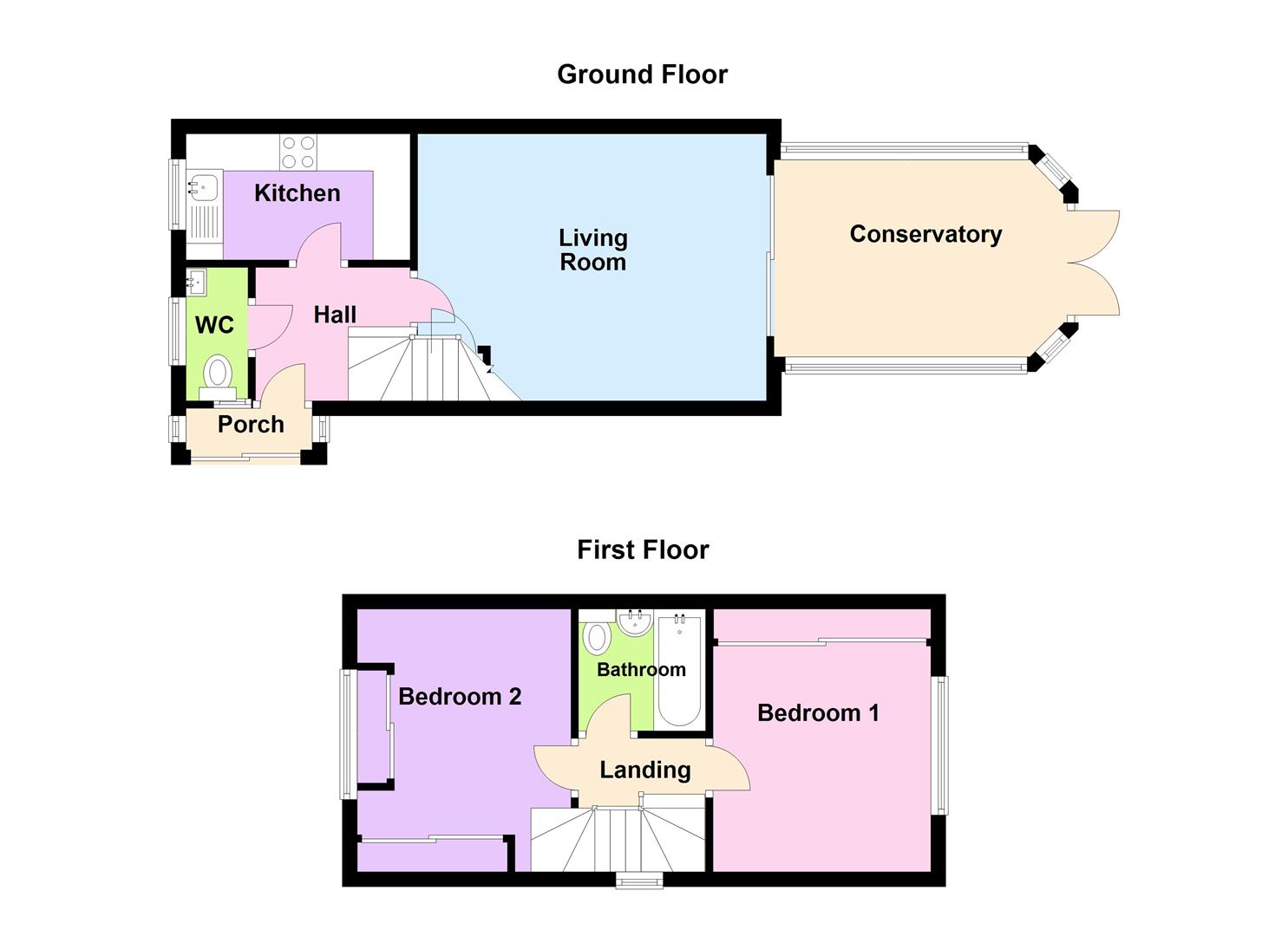 Floorplan for Dowman Place, Wyke Regis, Weymouth