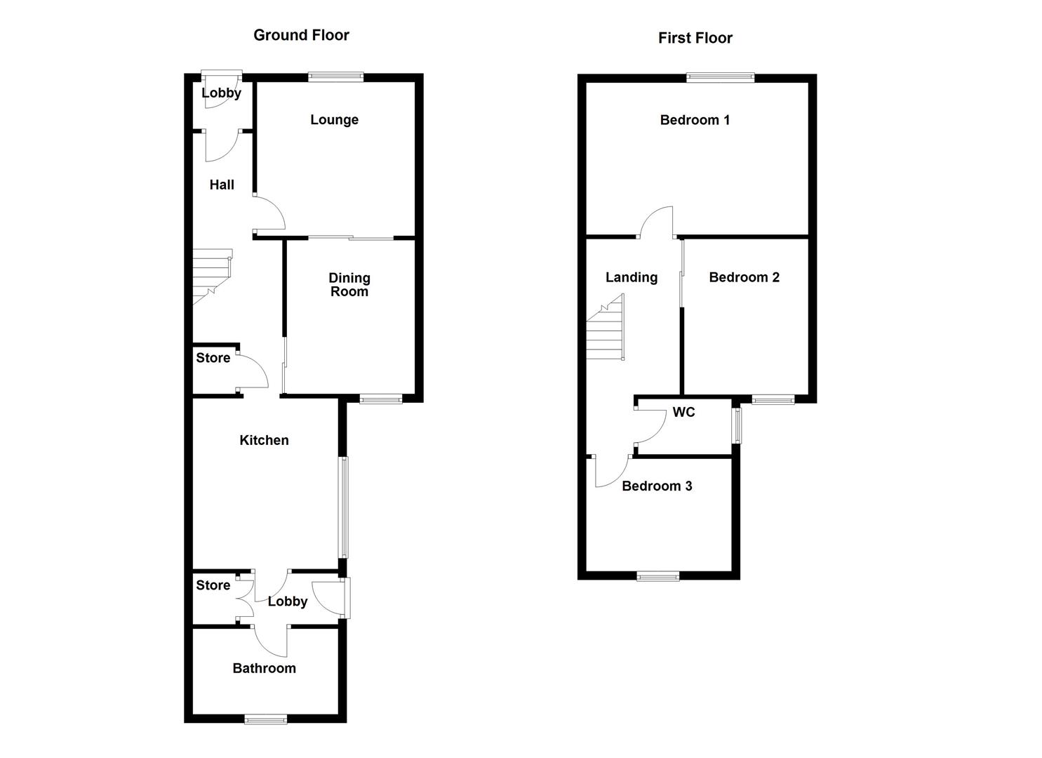 Floorplan for Victoria Place, Portland