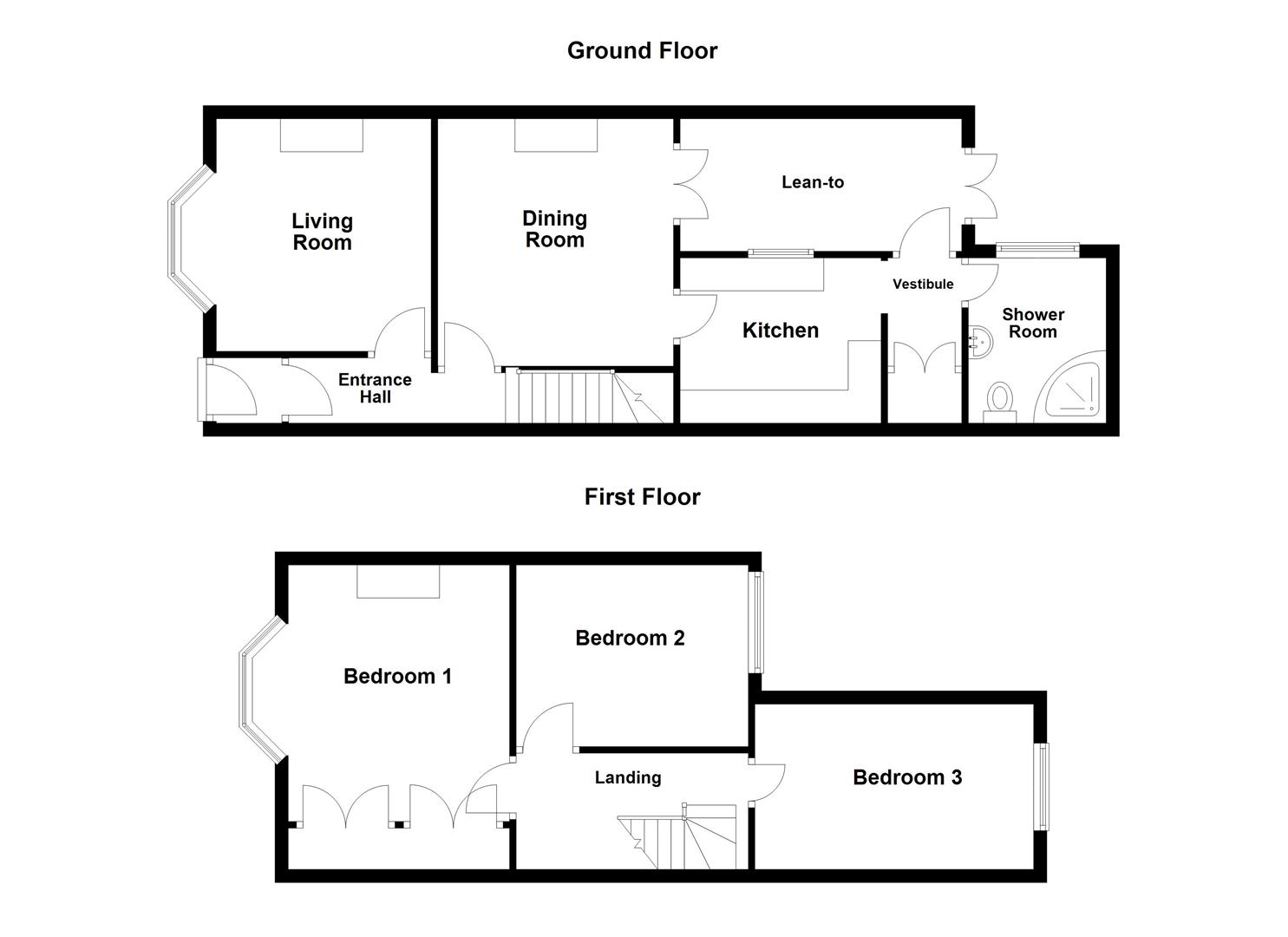 Floorplan for Victoria Road, Portland