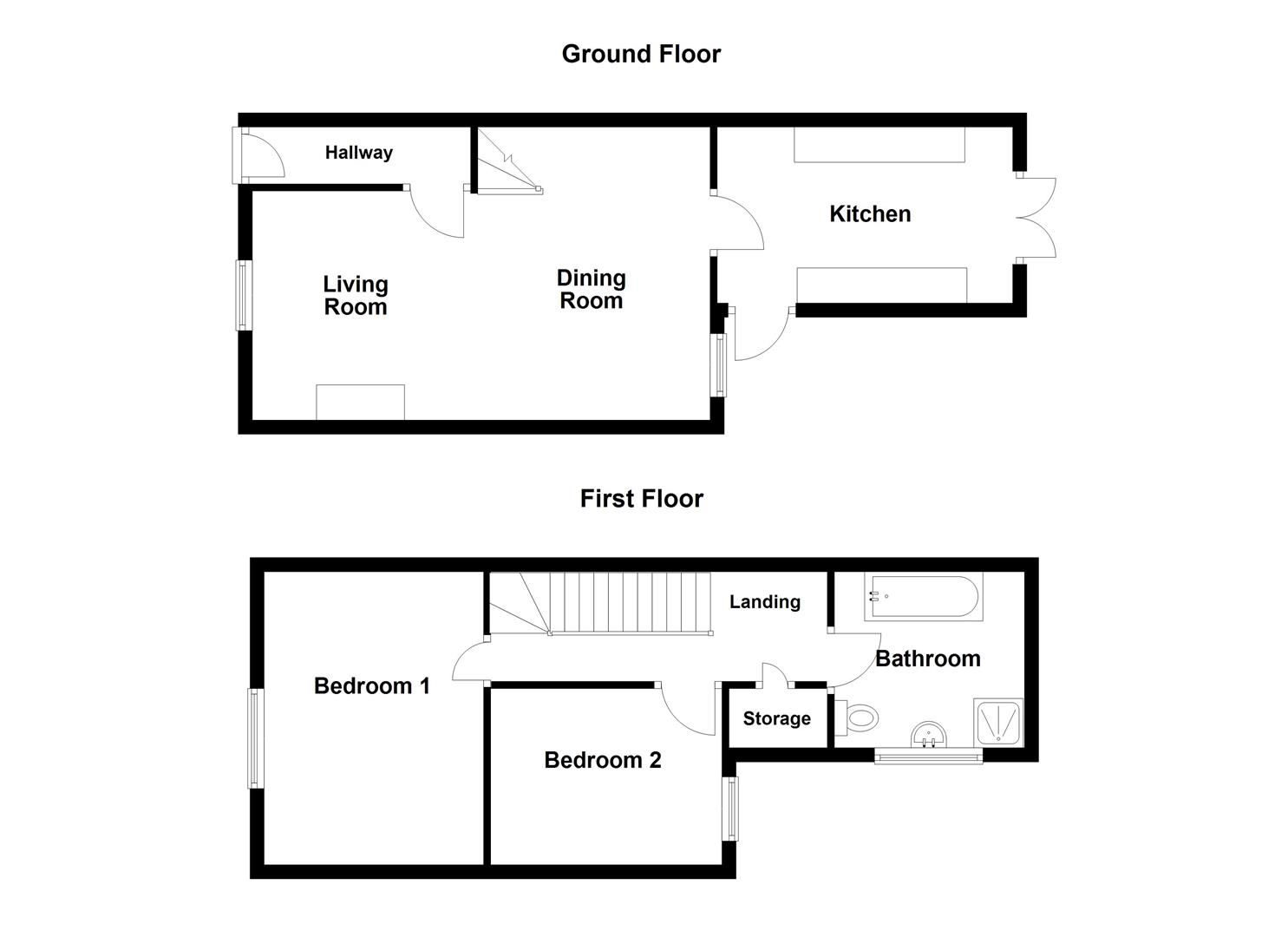Floorplan for Artist Row, Portland